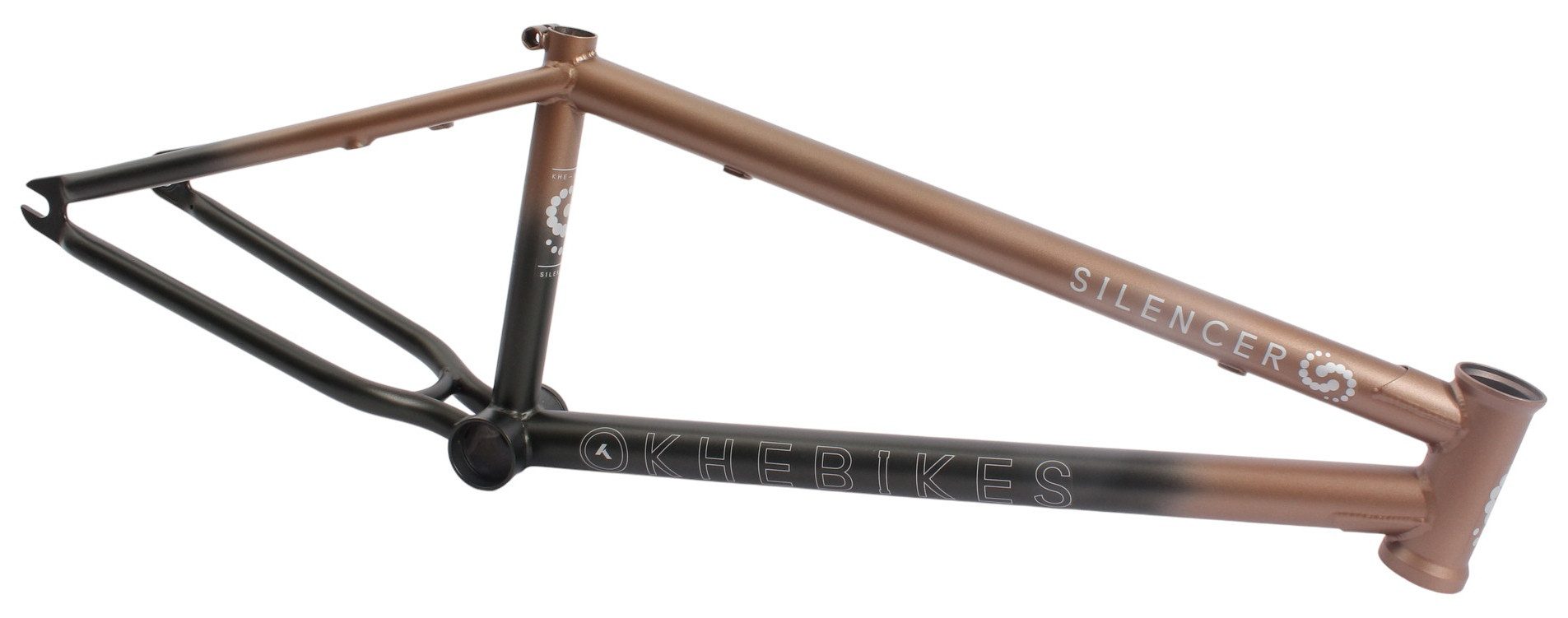 KHEbikes Fahrradrahmen KHE SILENCER LT BMX Rahmen 20 Zoll CrMo 21 Zoll TT Schwarz, BMX Rahmen KHE SILENCER LT aus CrMo