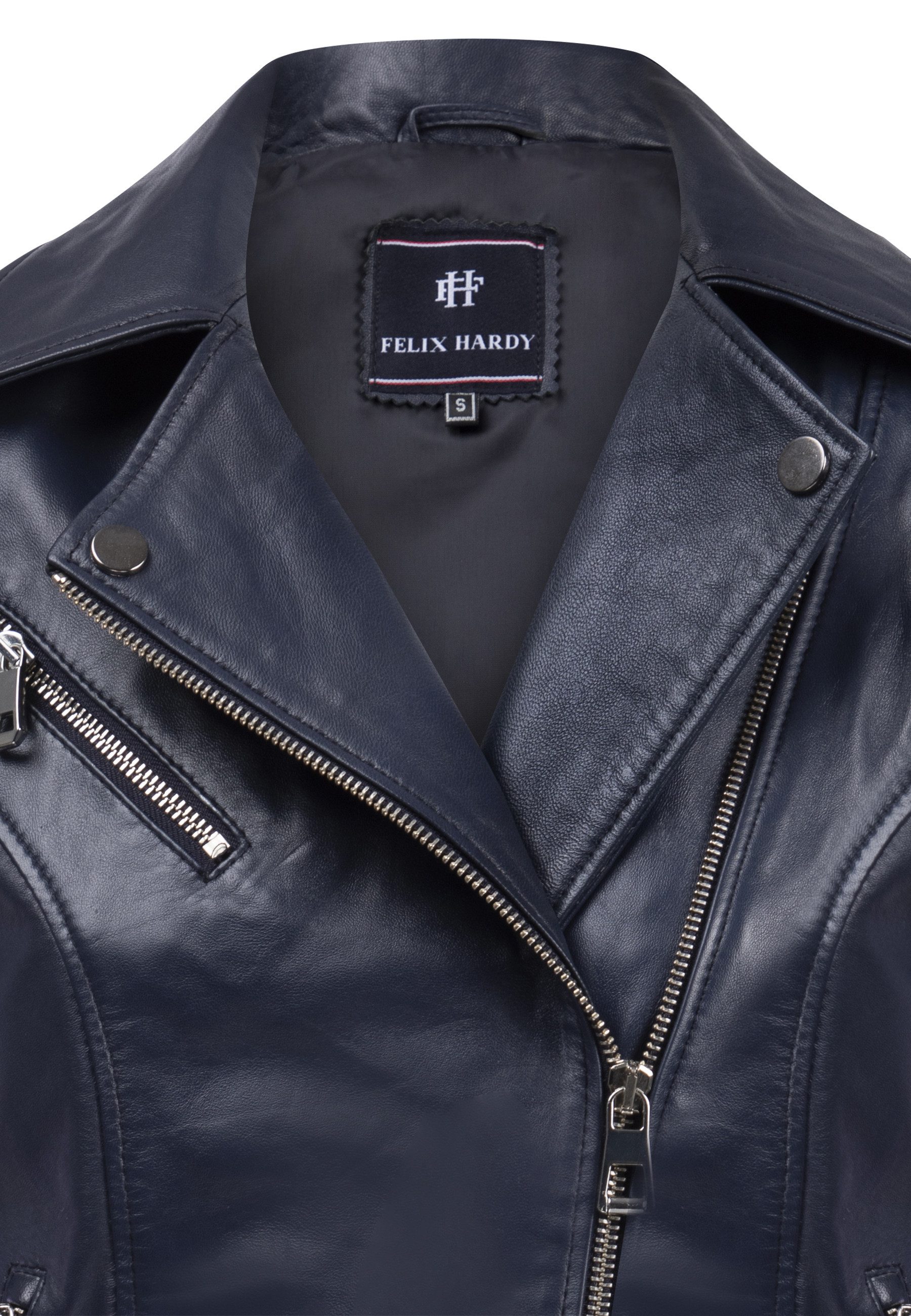 Felix Hardy Lederjacke Lederjacke mit Reißverschluss