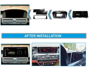 TAFFIO Für BMW E65 E66 + AUX Adapter 10,25" Touchscreen Android GPS CarPlay Einbau-Navigationsgerät