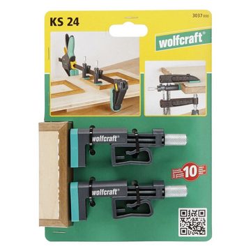 Wolfcraft Klemmzwinge Wolfcraft Kantenspanner-Set KS 24 2-teilig