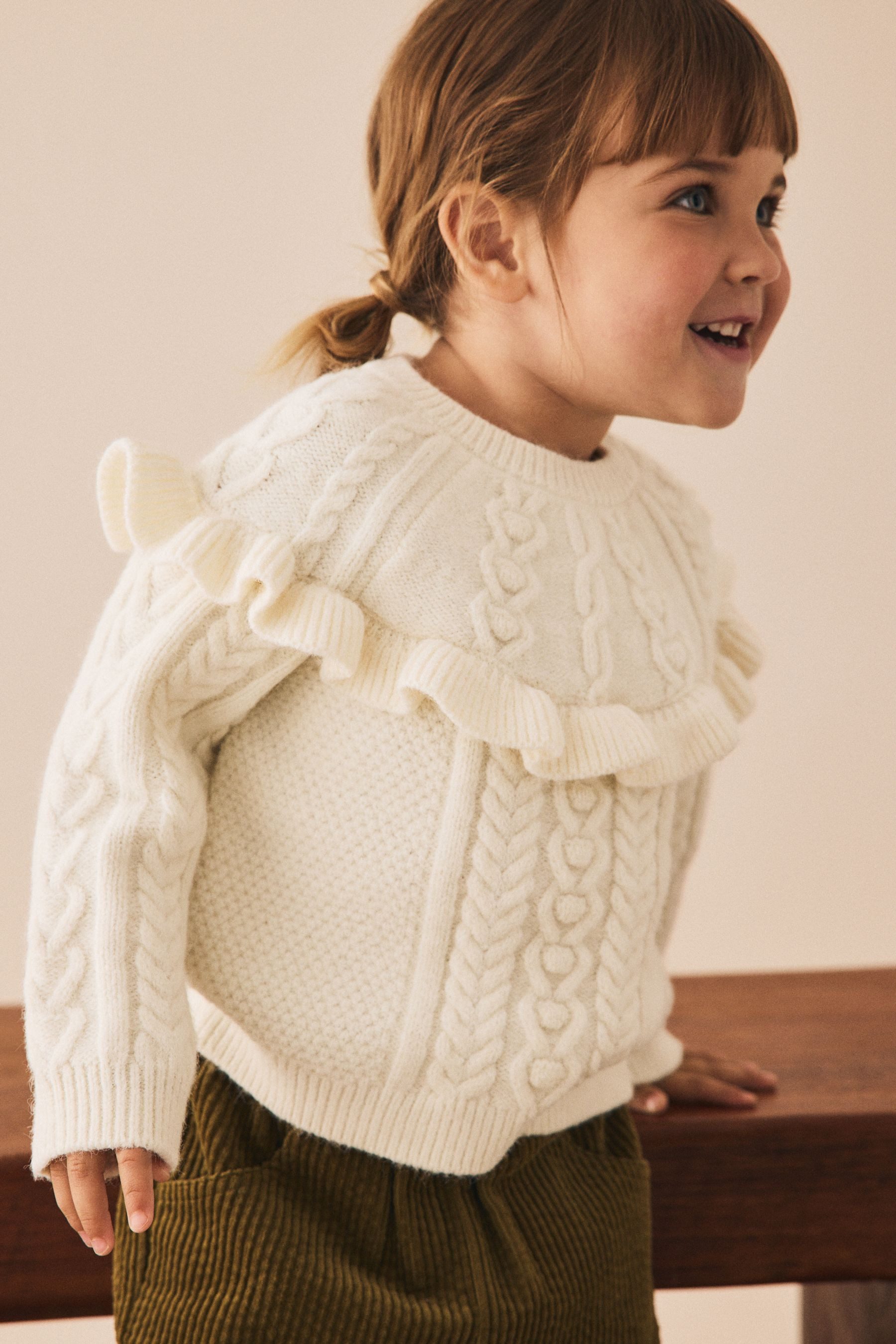 Next Strickpullover Pullover mit Zopfmuster (1-tlg)