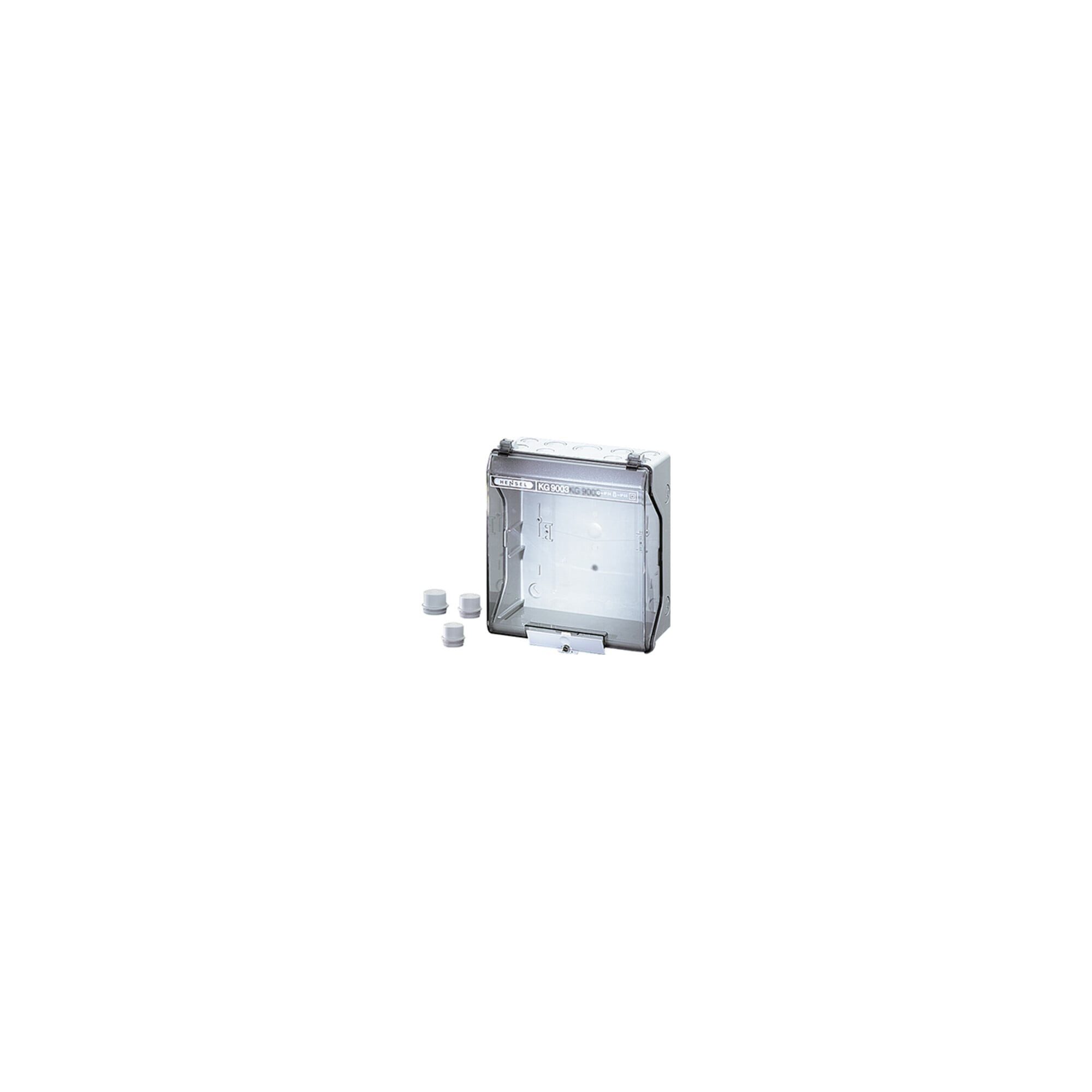 HENSEL Grundkörper Hensel Leergehäuse 217x253x115mm KG 9003