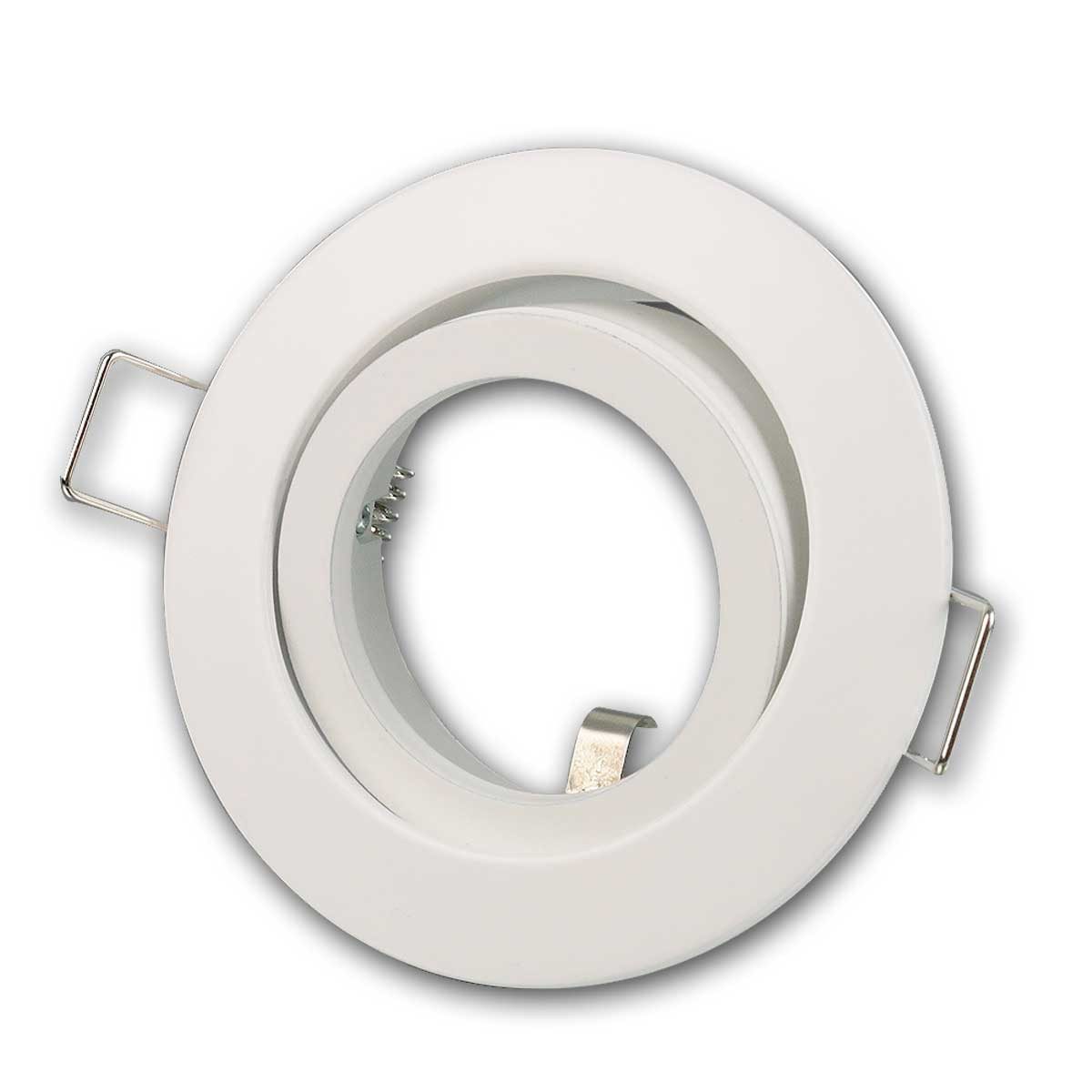 McShine Einbaurahmen Einbaurahmen "DL-248w" rund, weiß, Ø82mm