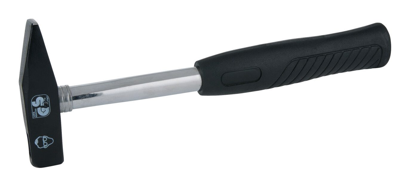 KS Tools Hammer, Schlosserhammer mit Stahlrohr-Stiel