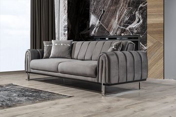 Villa Möbel Sofa Wave, 1 Stk. 2-Sitzer, Quality Made in Turkey, Pflegeleichter Mikrofaserstoff