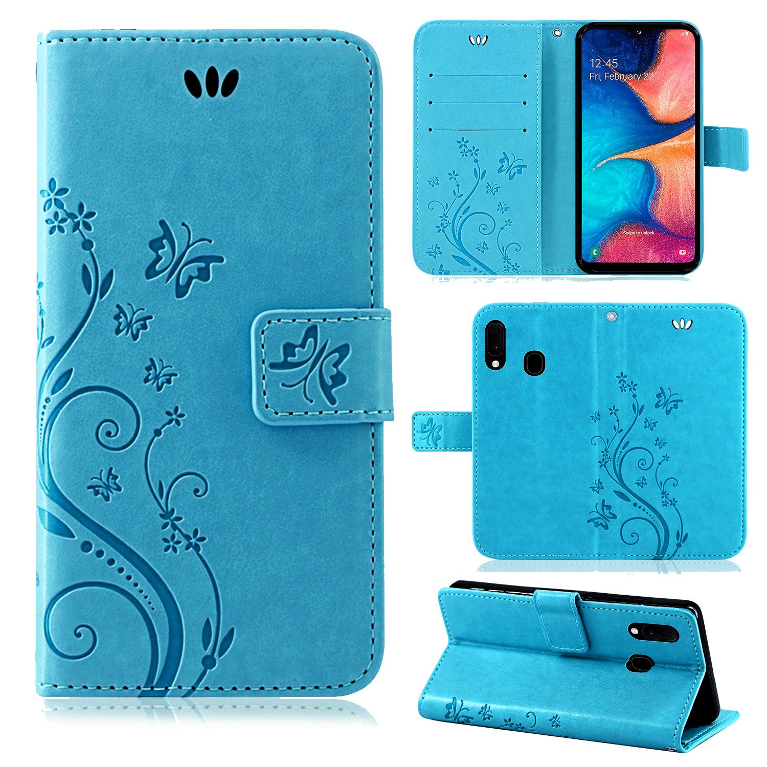 Blume Schmetterling Blau