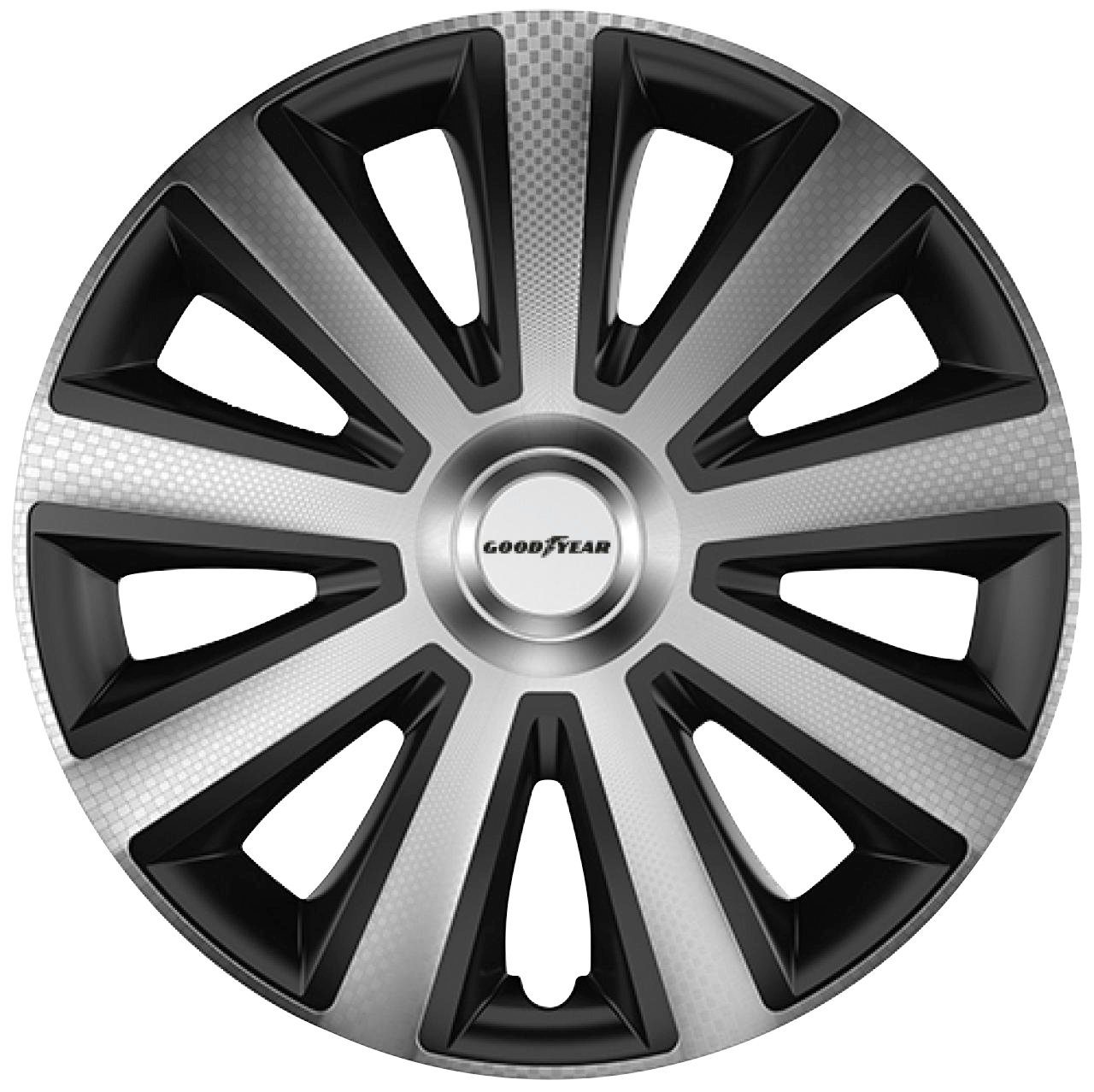 (Set, Radkappe in Zoll, Carbon 15, 4-St) 15 Memphis Goodyear