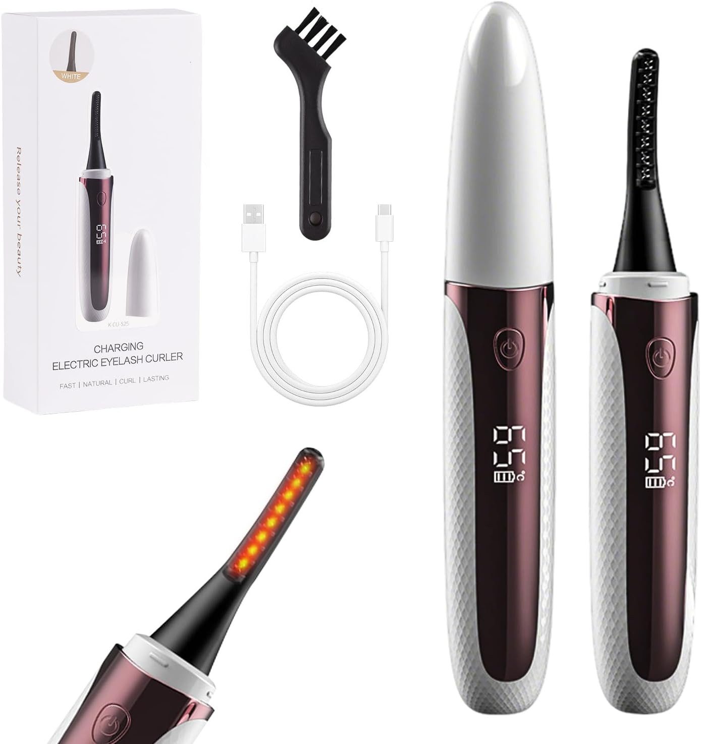 FELIXLEO Wimpernzange Wimpernzange Beheizbar