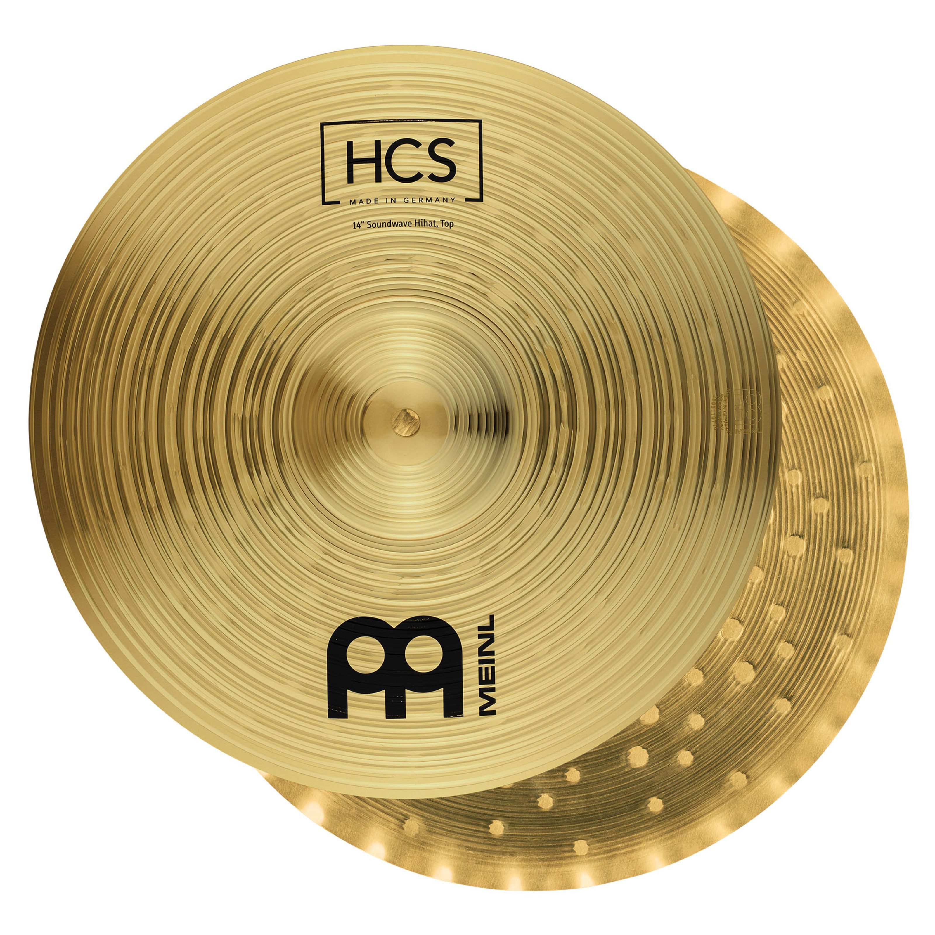 Meinl Percussion Becken, Cymbals, Ride Becken, HCS14SWH HCS Soundwave HiHat 14" - Ride Cymbal