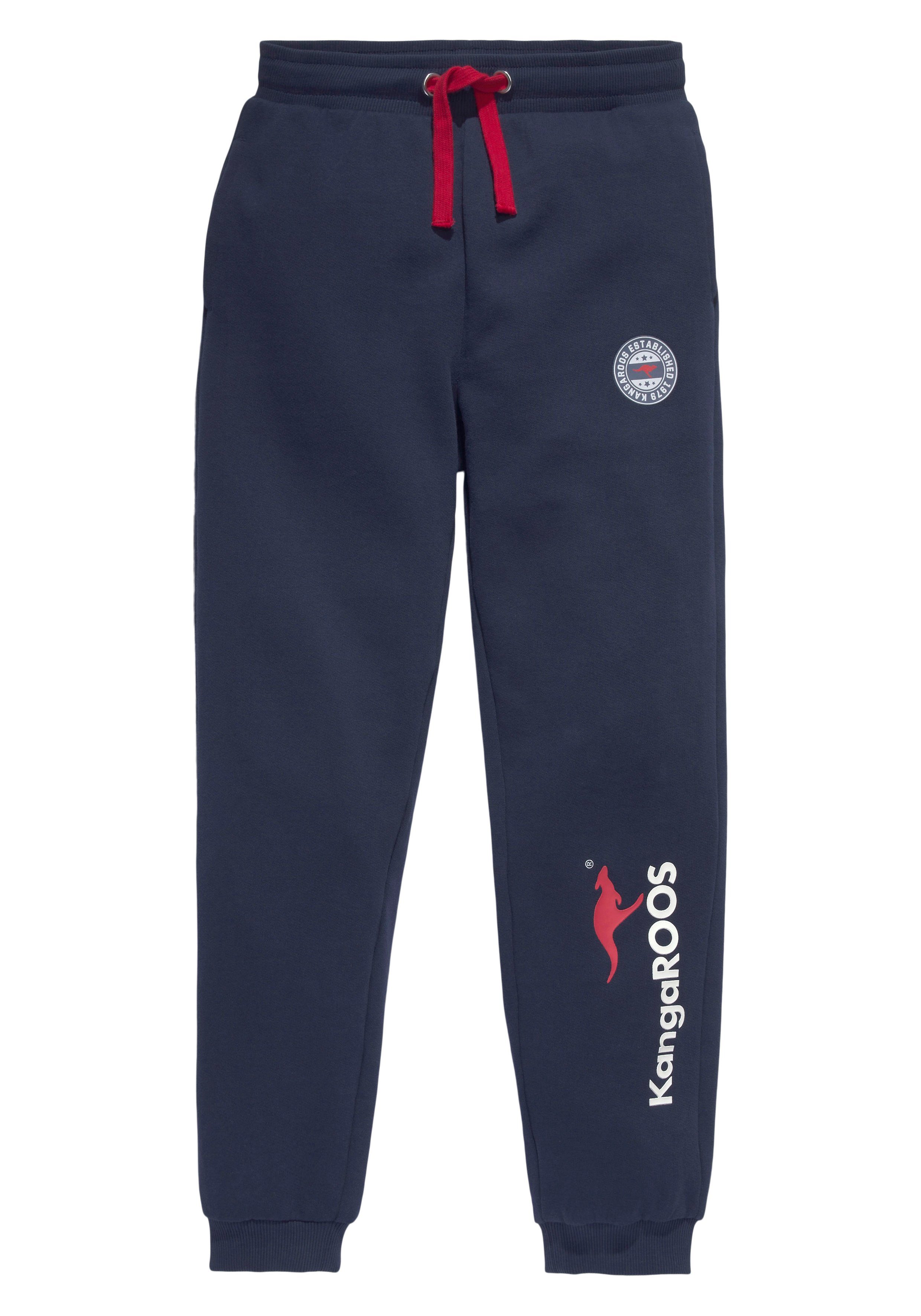 KangaROOS Sweathose Jogginghose für Jungen Logo-Drucken