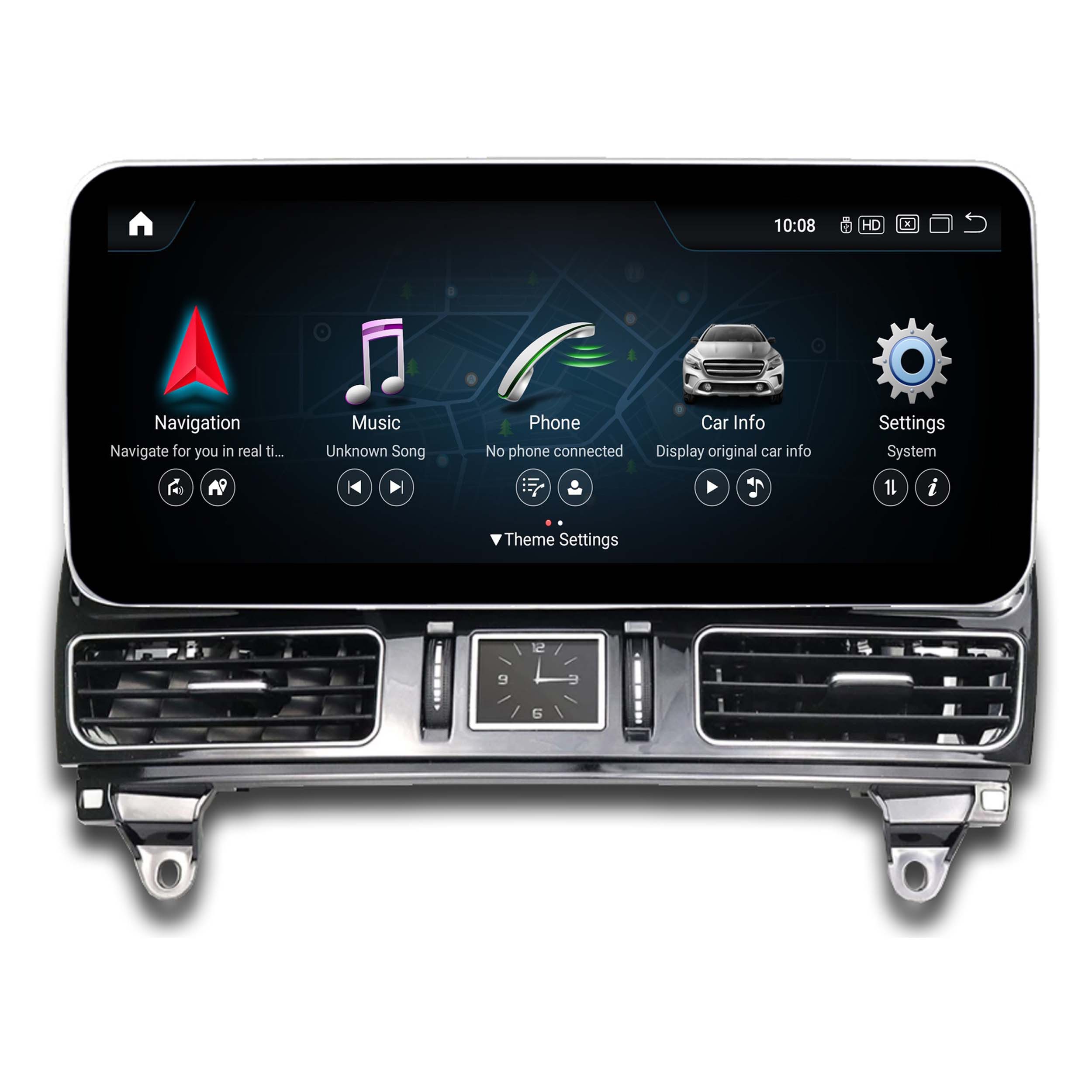 TAFFIO Für Mercedes ML GL W166 X166 NTG 4X 14" Touch Android GPS Navi Carplay Einbau-Navigationsgerät