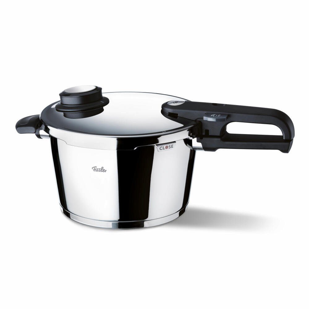 Fissler Schnellkochtopf Vitavit Premium 3.5 L mit Einsatz, Edelstahl 18/10,  Aus rostfreiem 18/10 Edelstahl