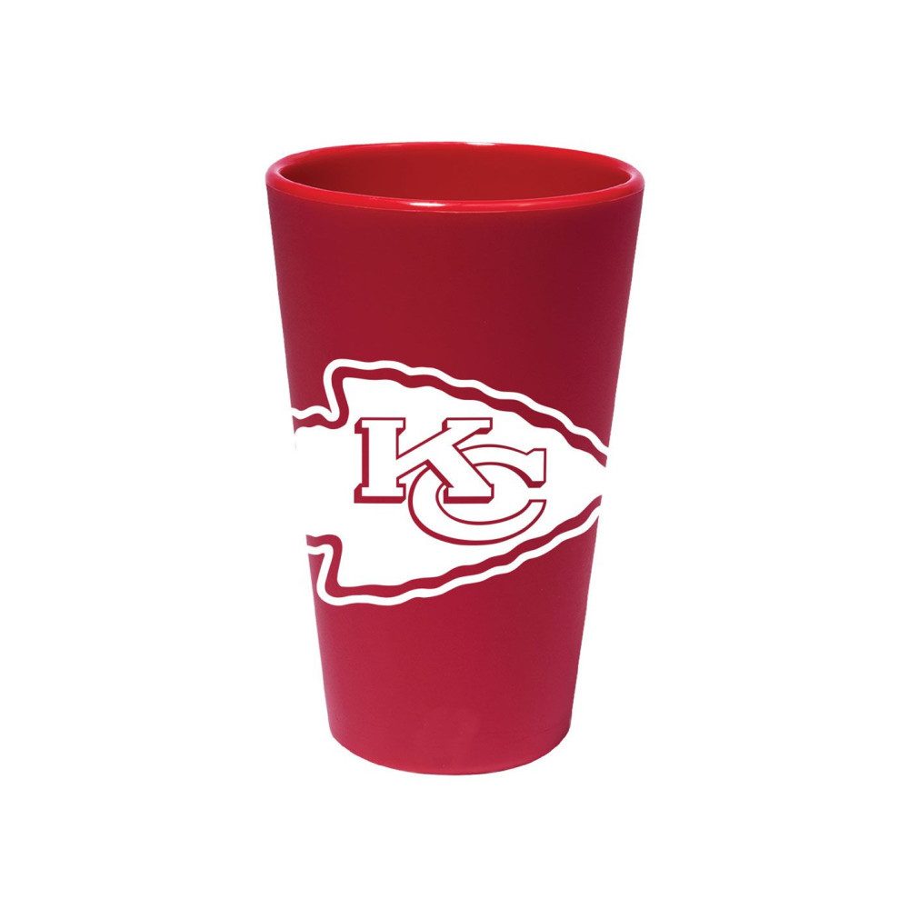 Kansas City Chiefs Glas Kansas City Chiefs Silicone Pint Glass