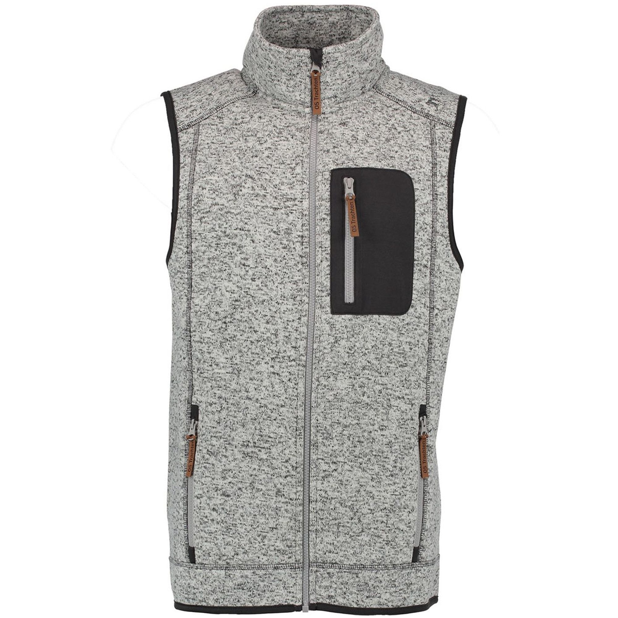 German Wear Fleeceweste OP9 Weste Jagd Winter Weste Fleeceweste Strickfleece Sweatweste