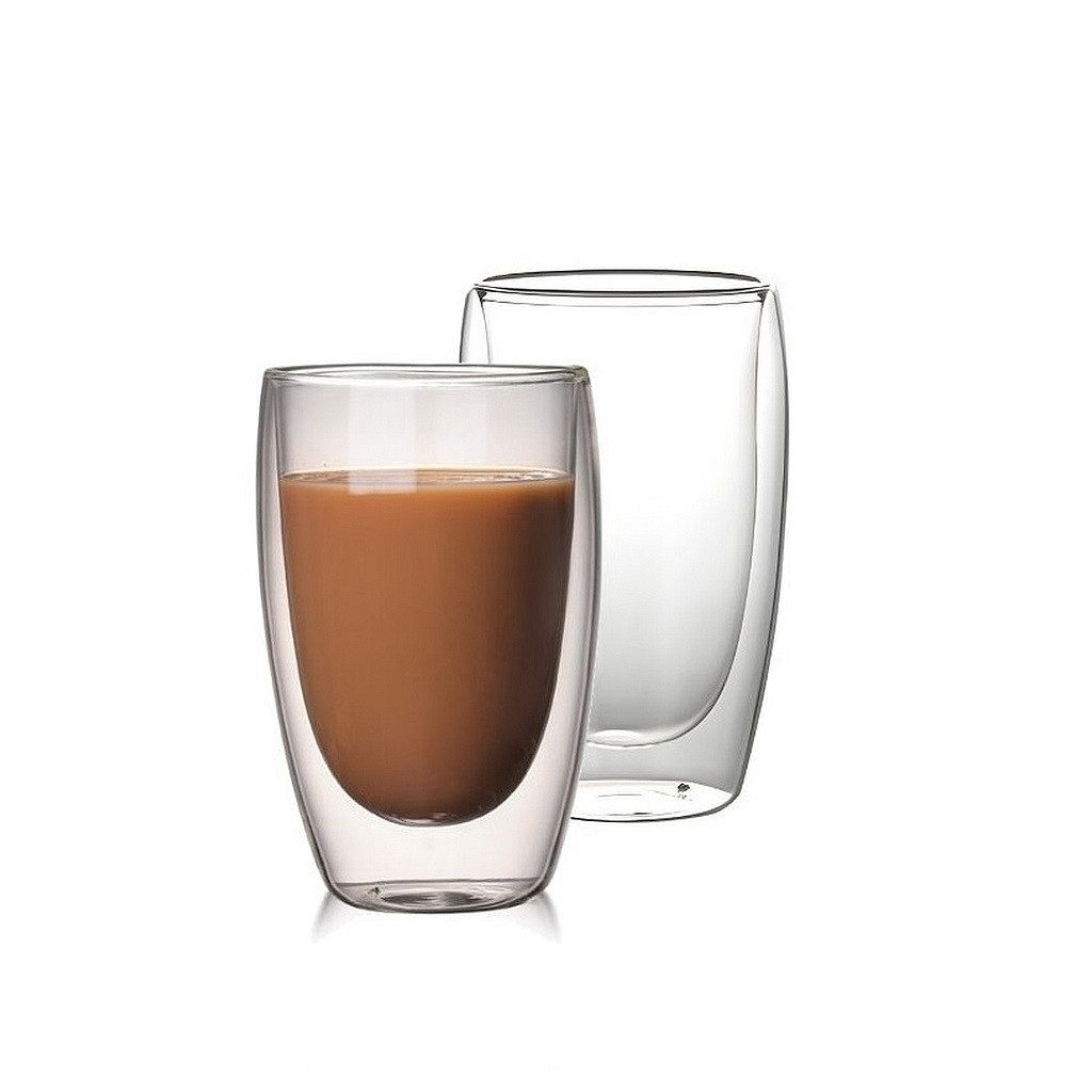 Thermoglas Kaffee Milchkaffee Latte Macchiato Gläser doppelwandig 450ml Rungassi