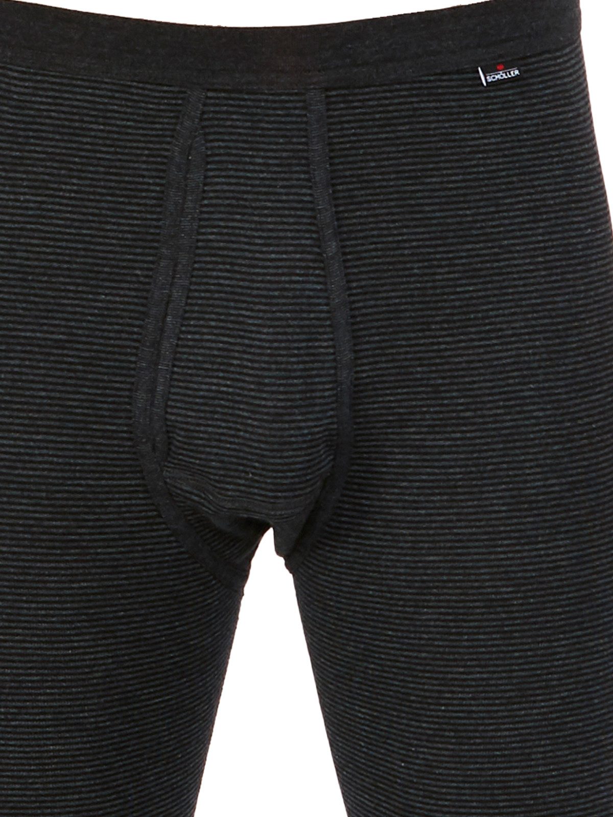 Schöller Lange Unterhose 3er Pack lange Herren Unterhose Funktionswäsche (Packung, 3-St) -