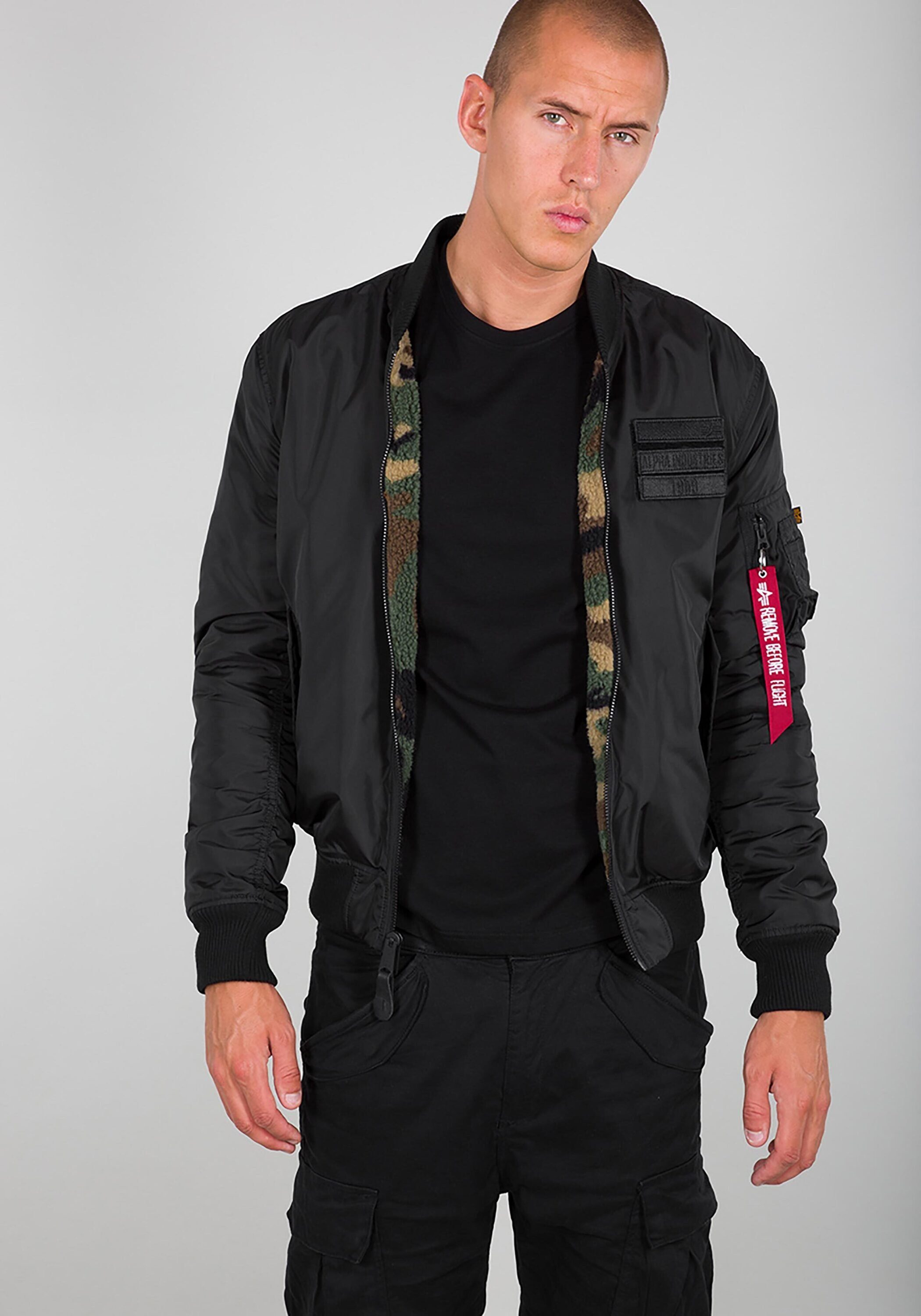 Rev MA-1 Industries Alpha Industries Jackets Bomber Bomberjacke & Alpha Men Flight - FLC