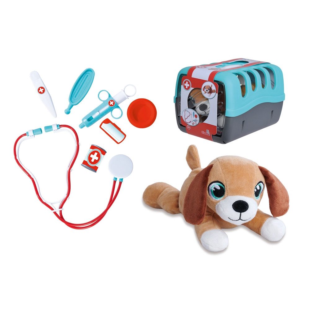 Simba Dickie Spielzeug-Arztkoffer Tierarztkoffer mit Plüsch