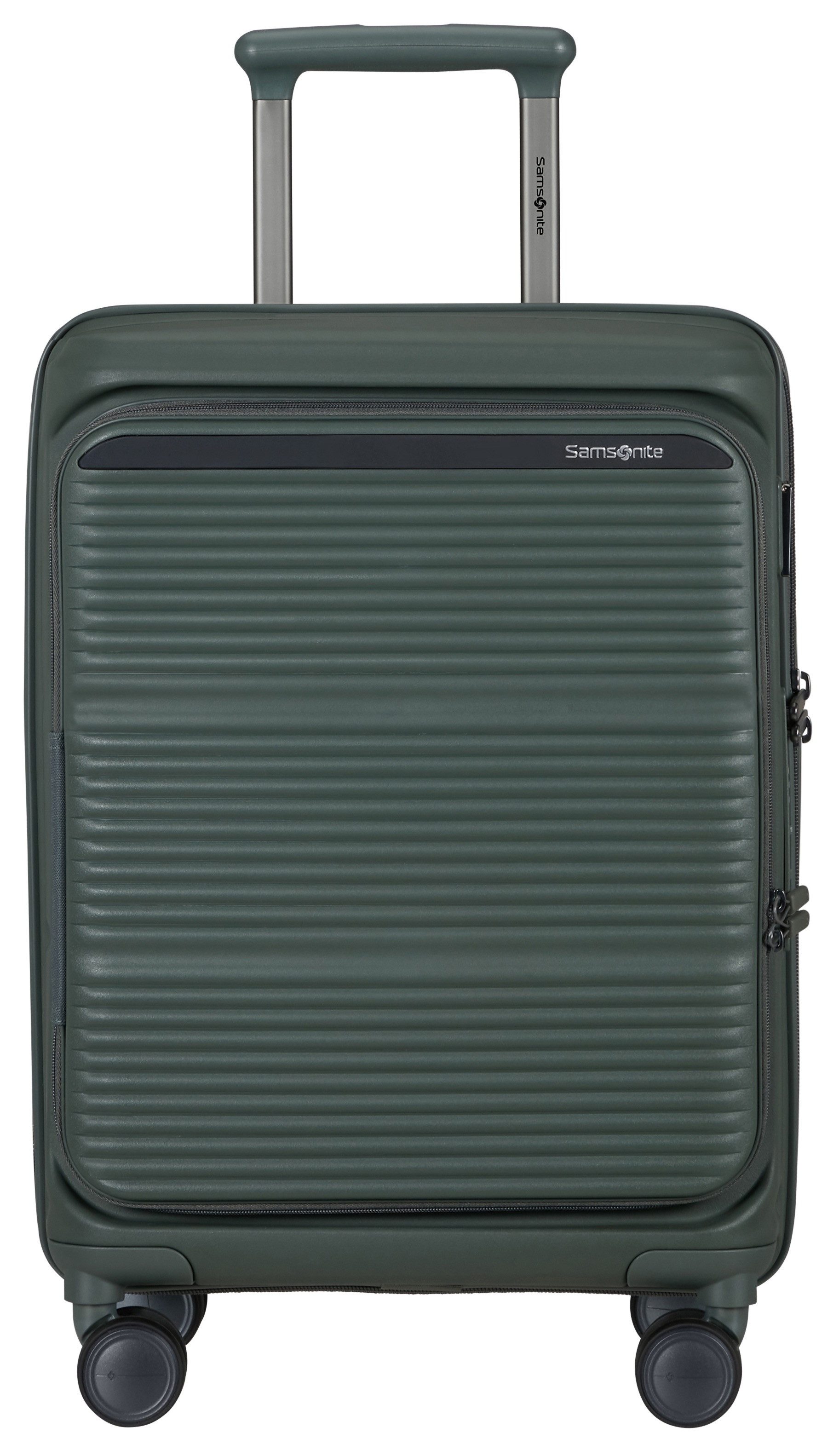 Samsonite Hartschalen-Trolley PARALUX, verschiedene Größen und Farben, 4 Rollen, mit arretierbarem und versenkbarem Druckknopf-Trolleysystem