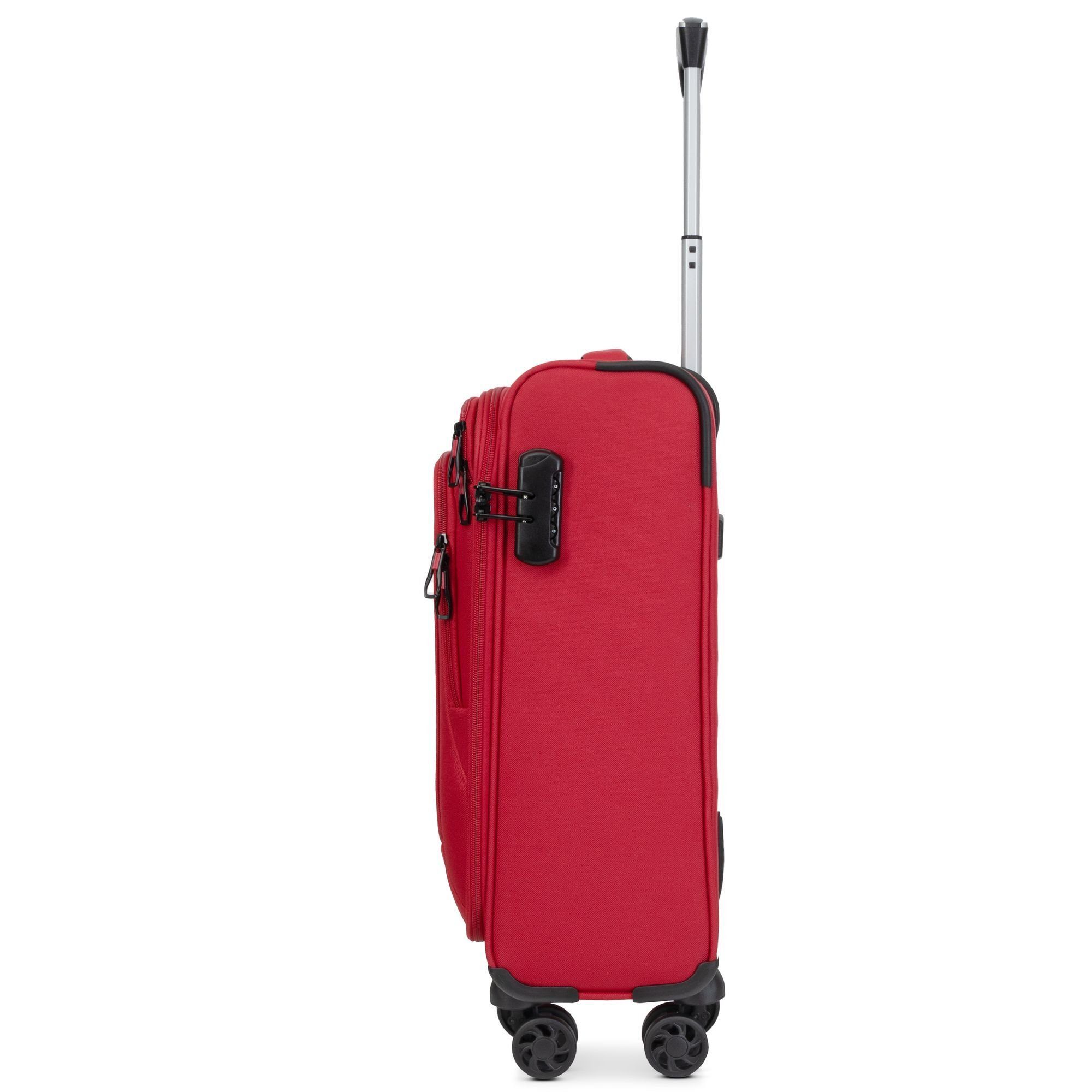 Franky Handgepäck-Trolley Melbourne Rollen, 3.0, Polyester red dark 4