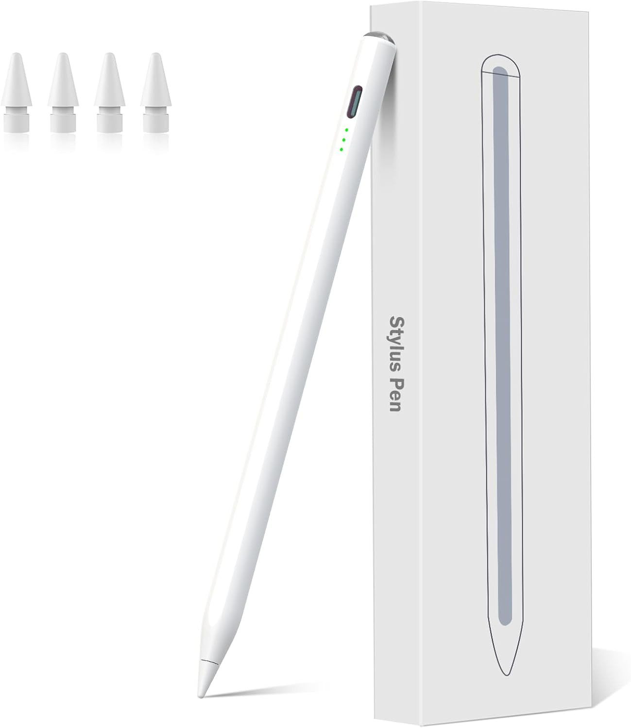 Fulkeley Eingabestift-Adapter Stift kompatibel mit iPad 2018–2024 – magnetisch & neigungsempfindlich (1-St)