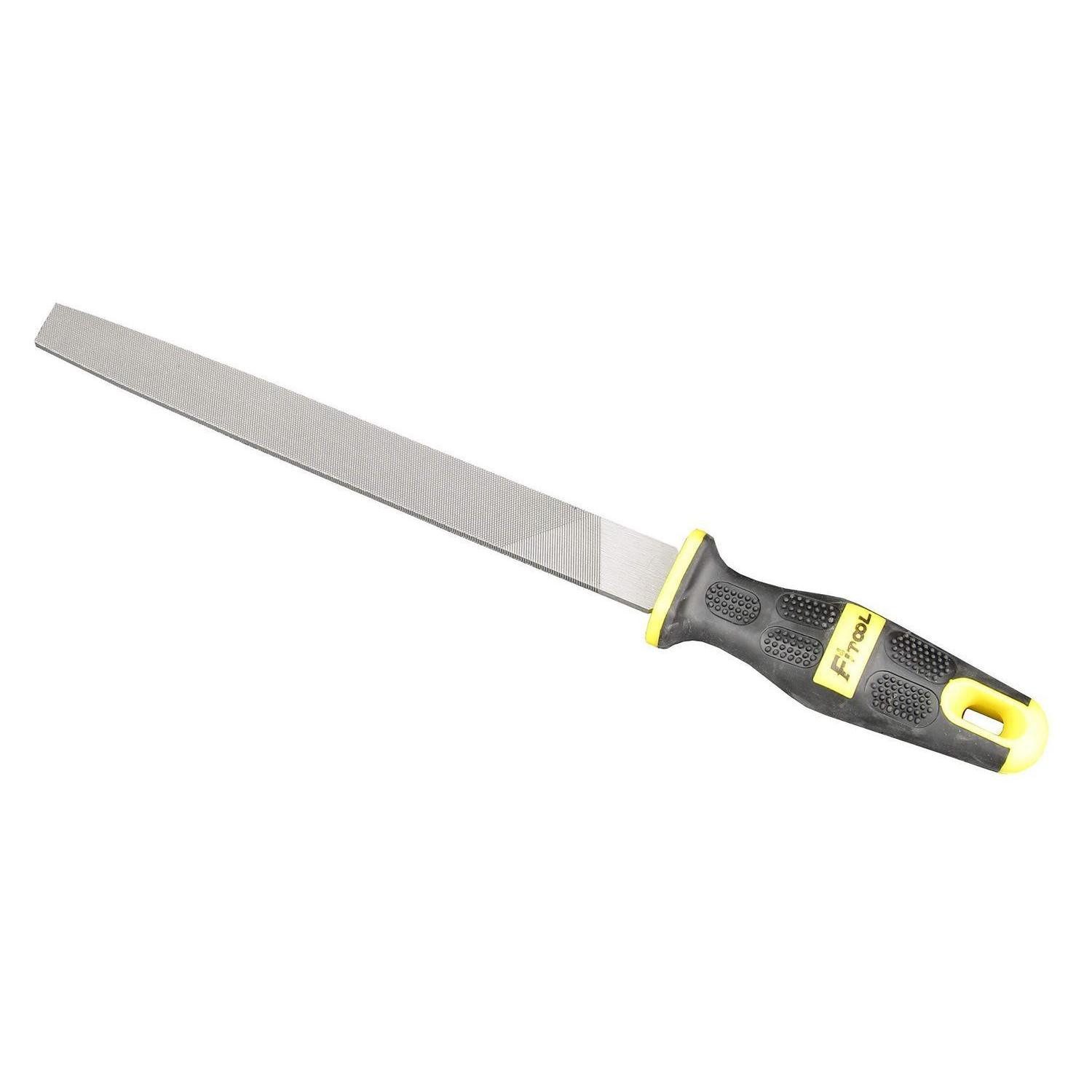 LuxusKollektion Werkstattfeile Feile Flach mittel 20cm T12 Karbonstahl HRC65, (1 St)