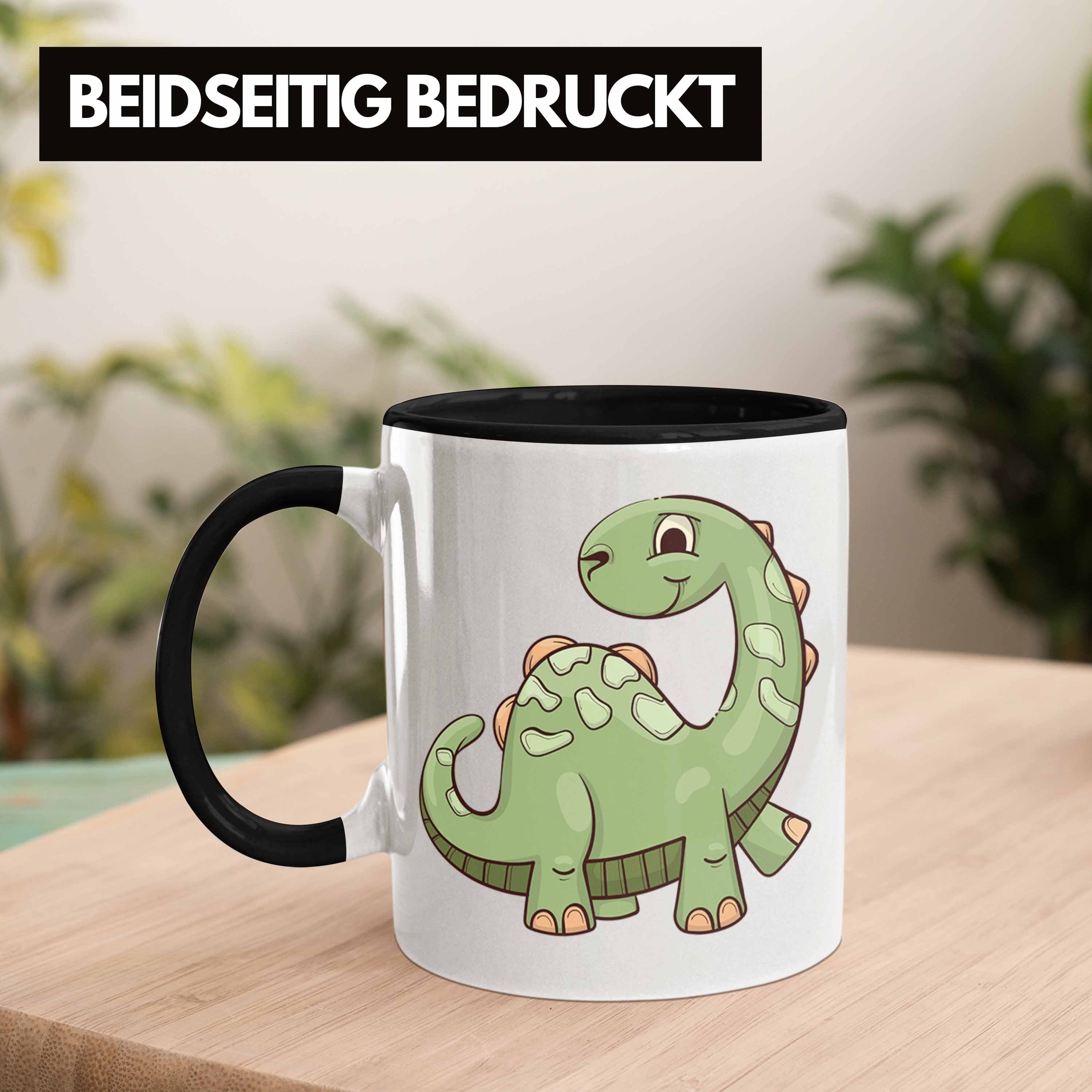 Tasse Dinofans Jungen Jungs Dinosaurier Trendation für Tasse Geschenkidee Coole Schwarz Trendation Lustig - Geschenke