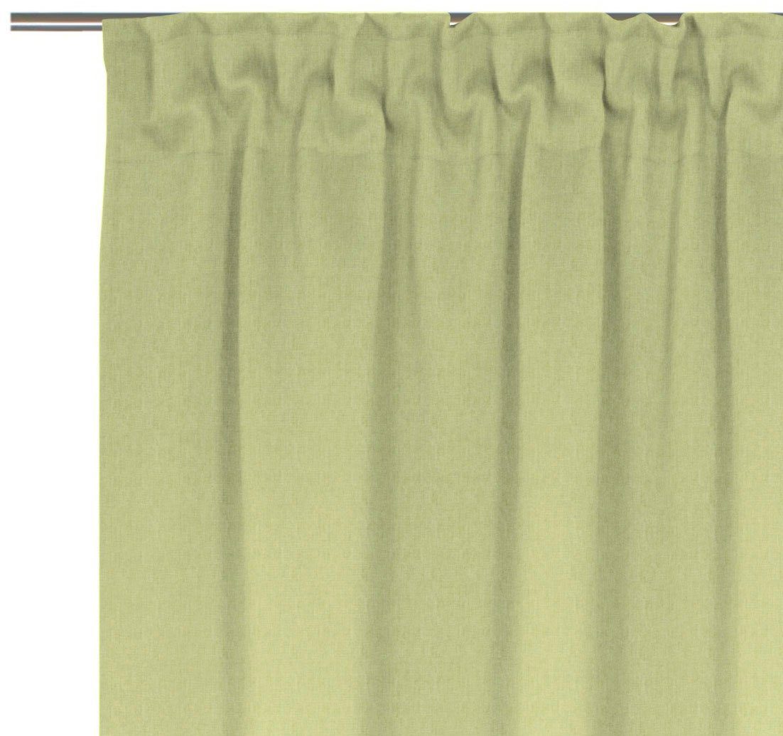 Vorhang Sunday, Wirth, Kräuselband (1 nach St), halbtransparent, grün Maß