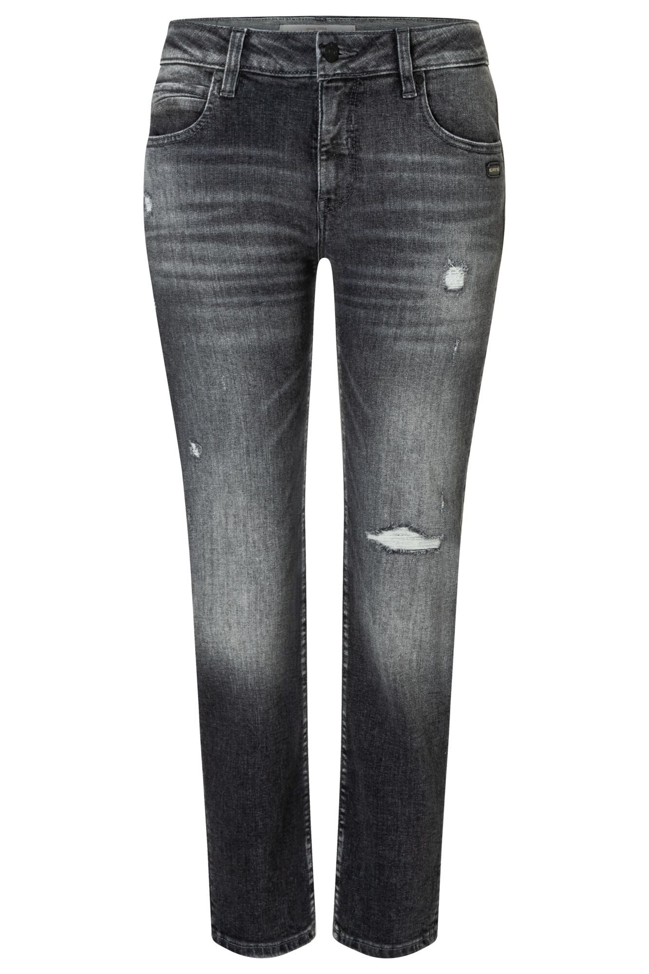 GANG Boyfriend-Jeans 94NADIA CROPPED im 5-Pocket-Style
