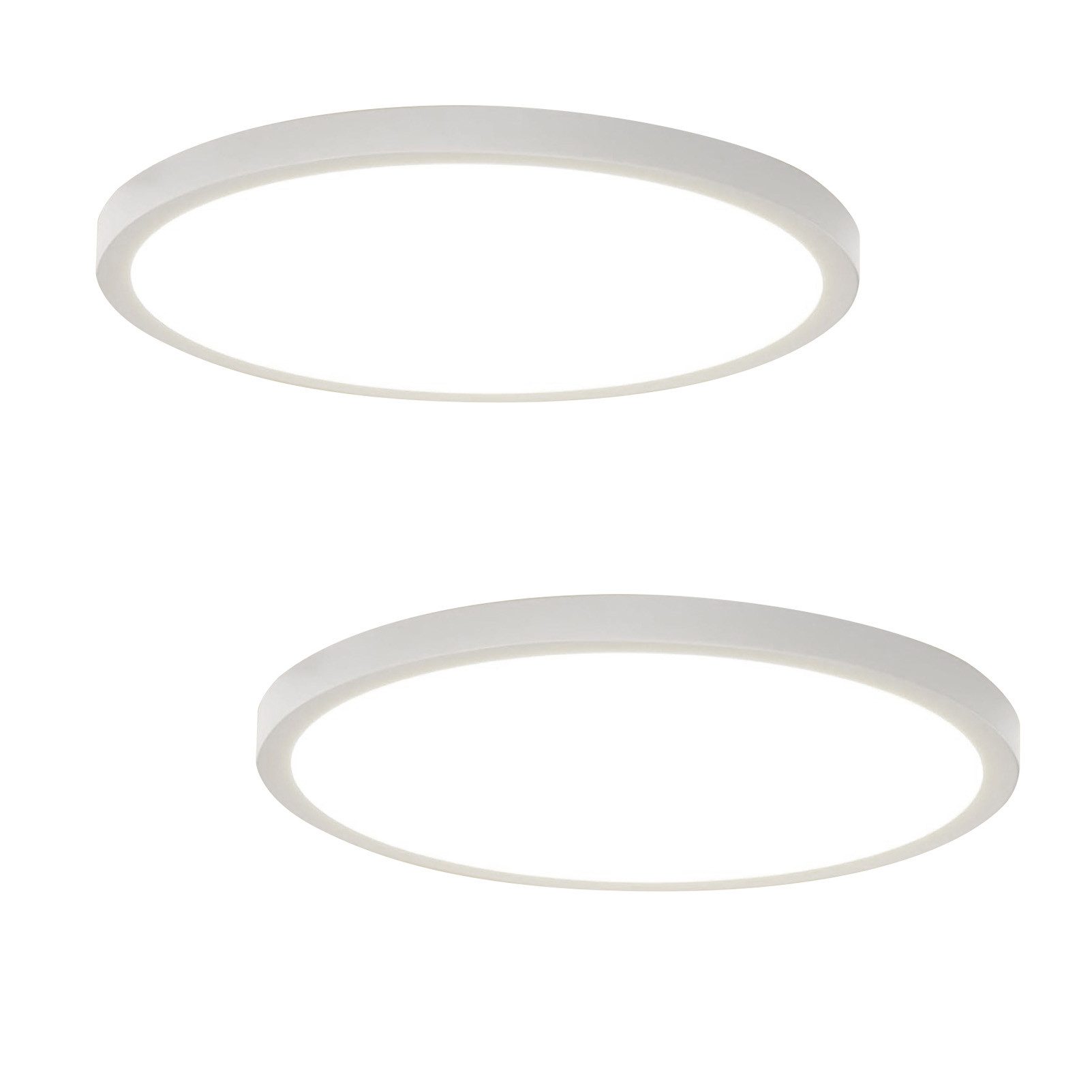 ZMH LED Deckenleuchte Wohnzimmer Rund Flach günstig online kaufen