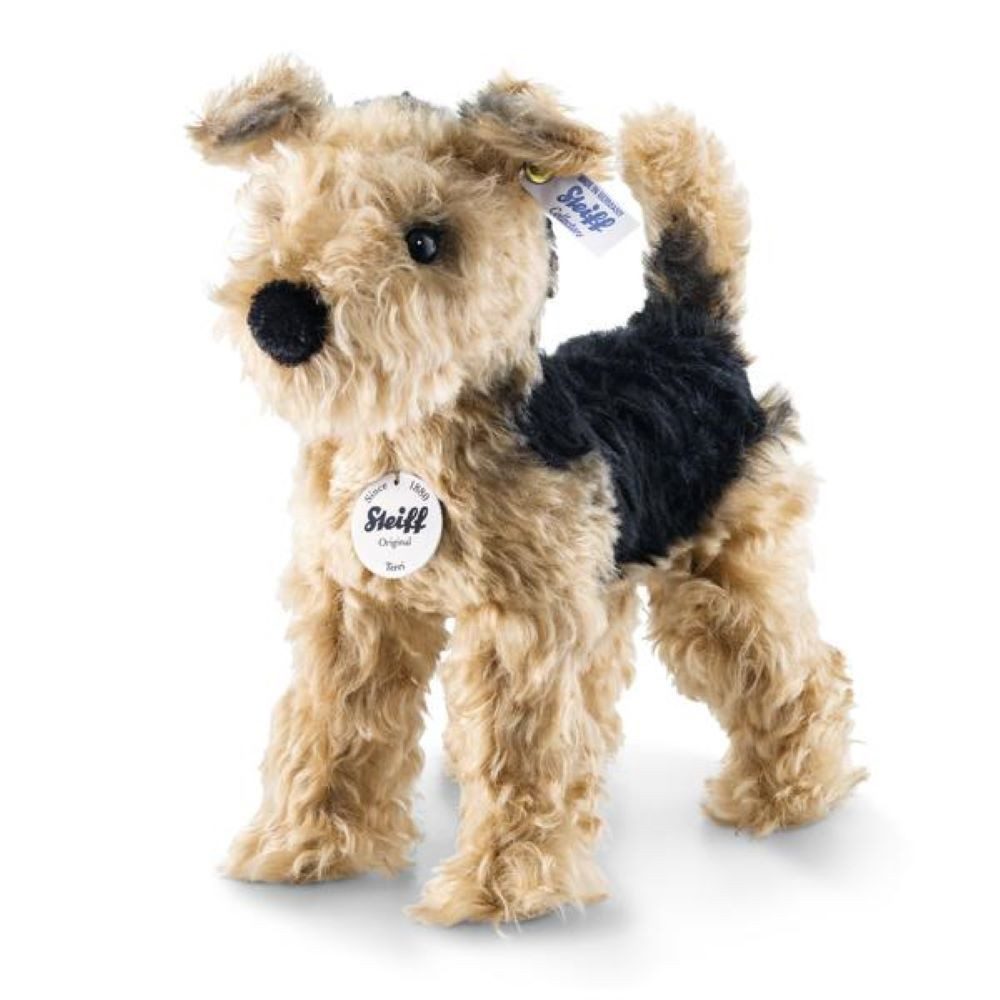 Steiff Dekofigur Steiff Hund Welsh Terrier 26 cm 033735 günstig online kaufen
