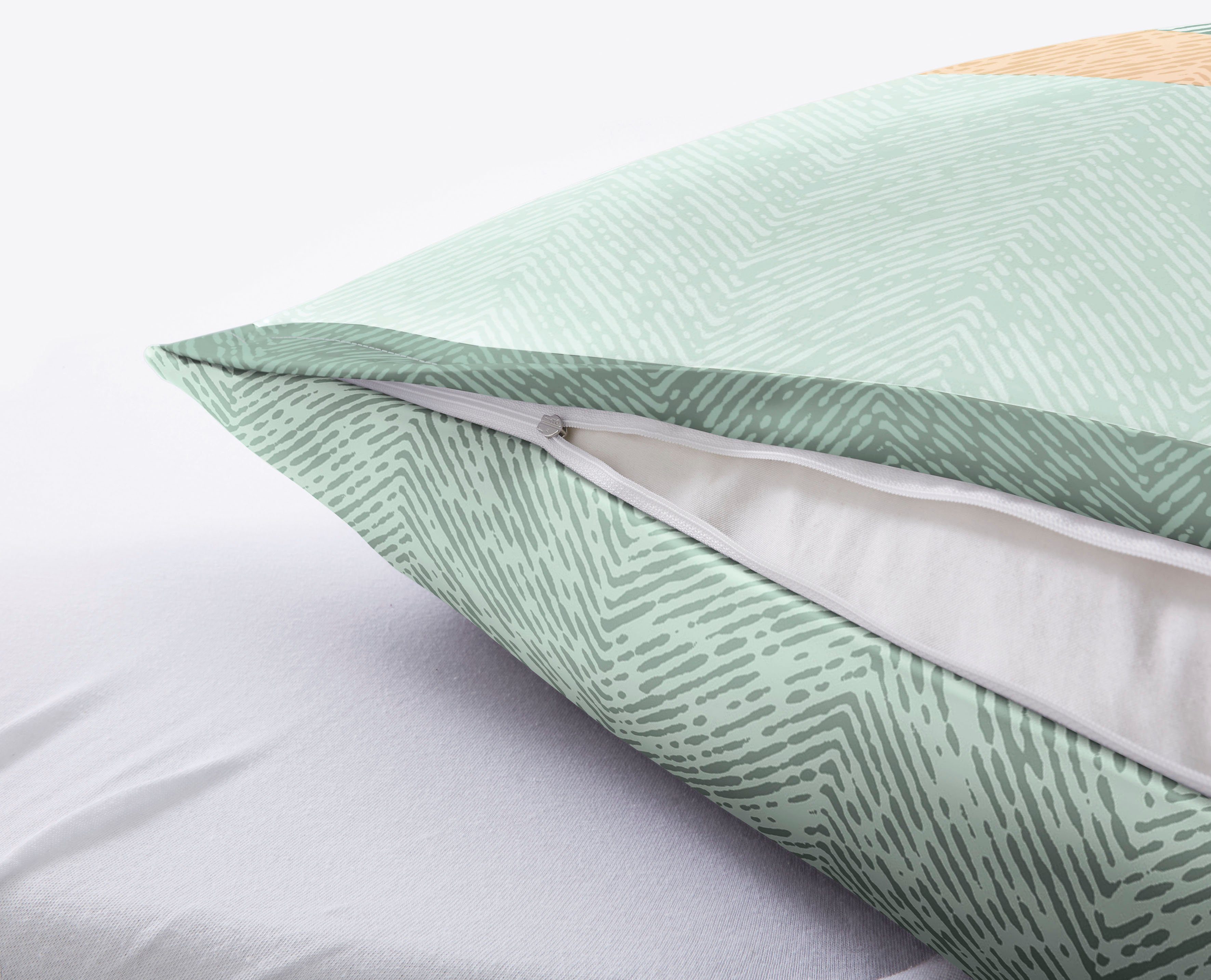 Kleine Wolke Wendebettwäsche Gwen, Mako-Satin, 2 teilig, mit Streifen