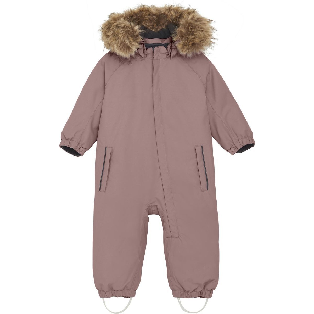 COLOR KIDS Schneeoverall Coverall W. Fake Fur All Seams Taped 741590 Atmungsaktiver, wind- und wasserdichter Schneeanzug aus recyceltem