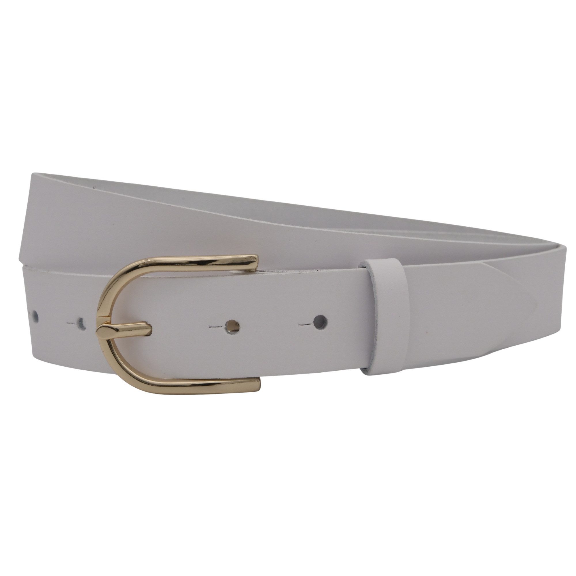 AnnaMatoni Ledergürtel AnnaMatoni Damen Ledergürtel Basic Gürtel 3cm breit echt Leder