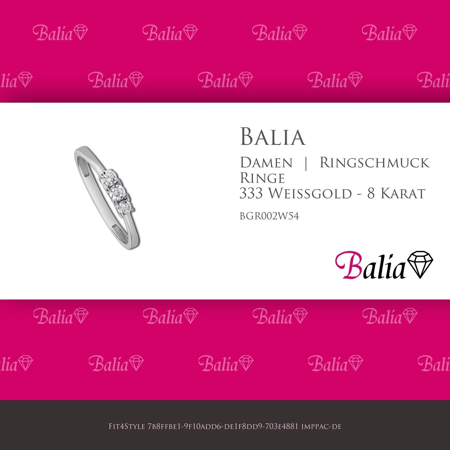Balia Goldring Balia Damen Ring 333 günstig online kaufen