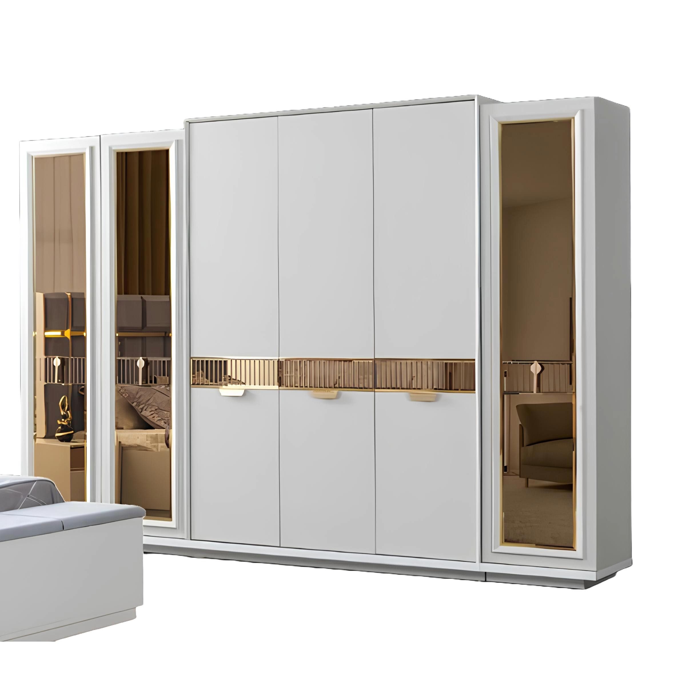 Kleiderschrank Schrank mit Spiegel für das Schlafzimmer