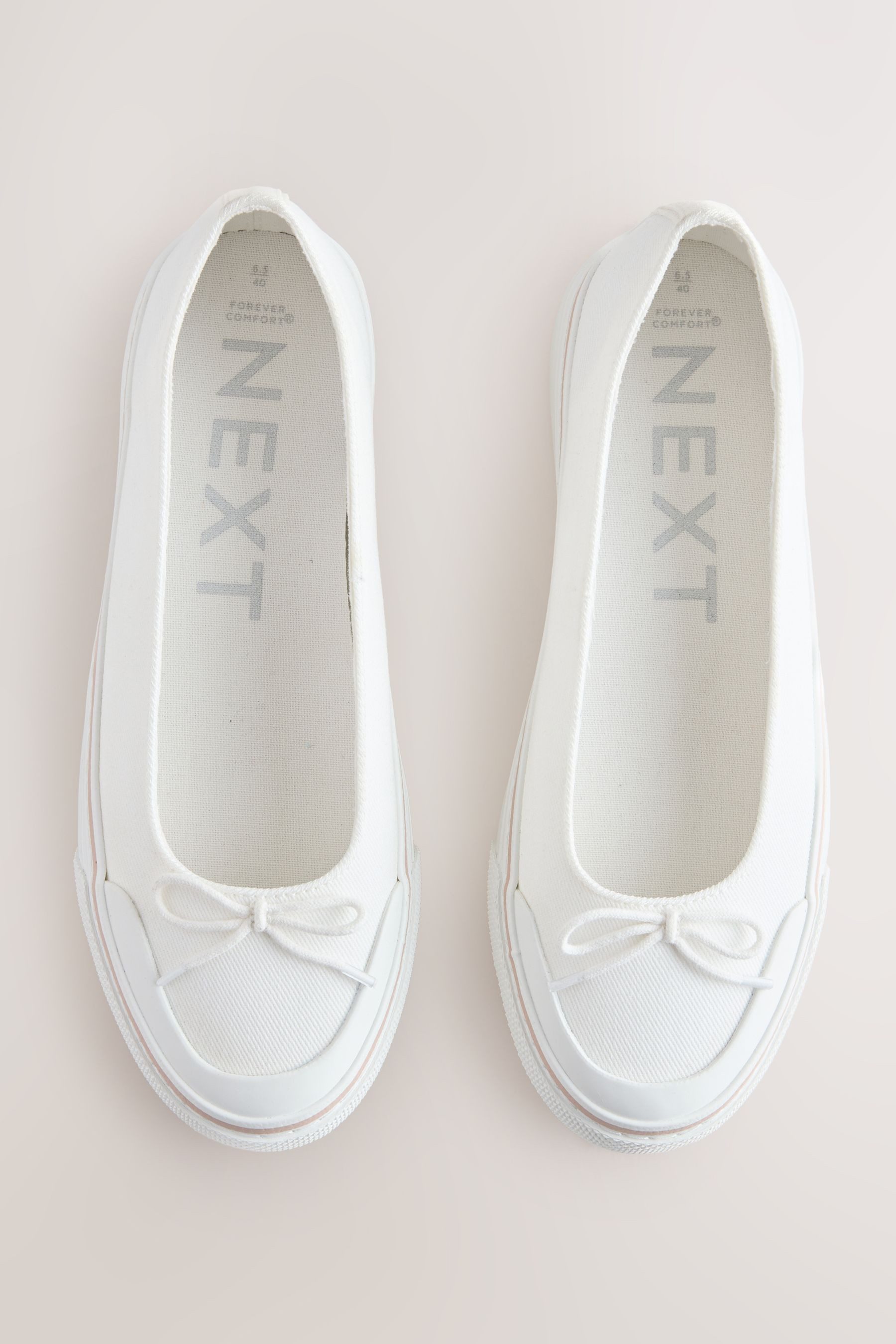 Next Forever Comfort® flache Canvas-Ballerinas Ballerina – Bild 5 von 5