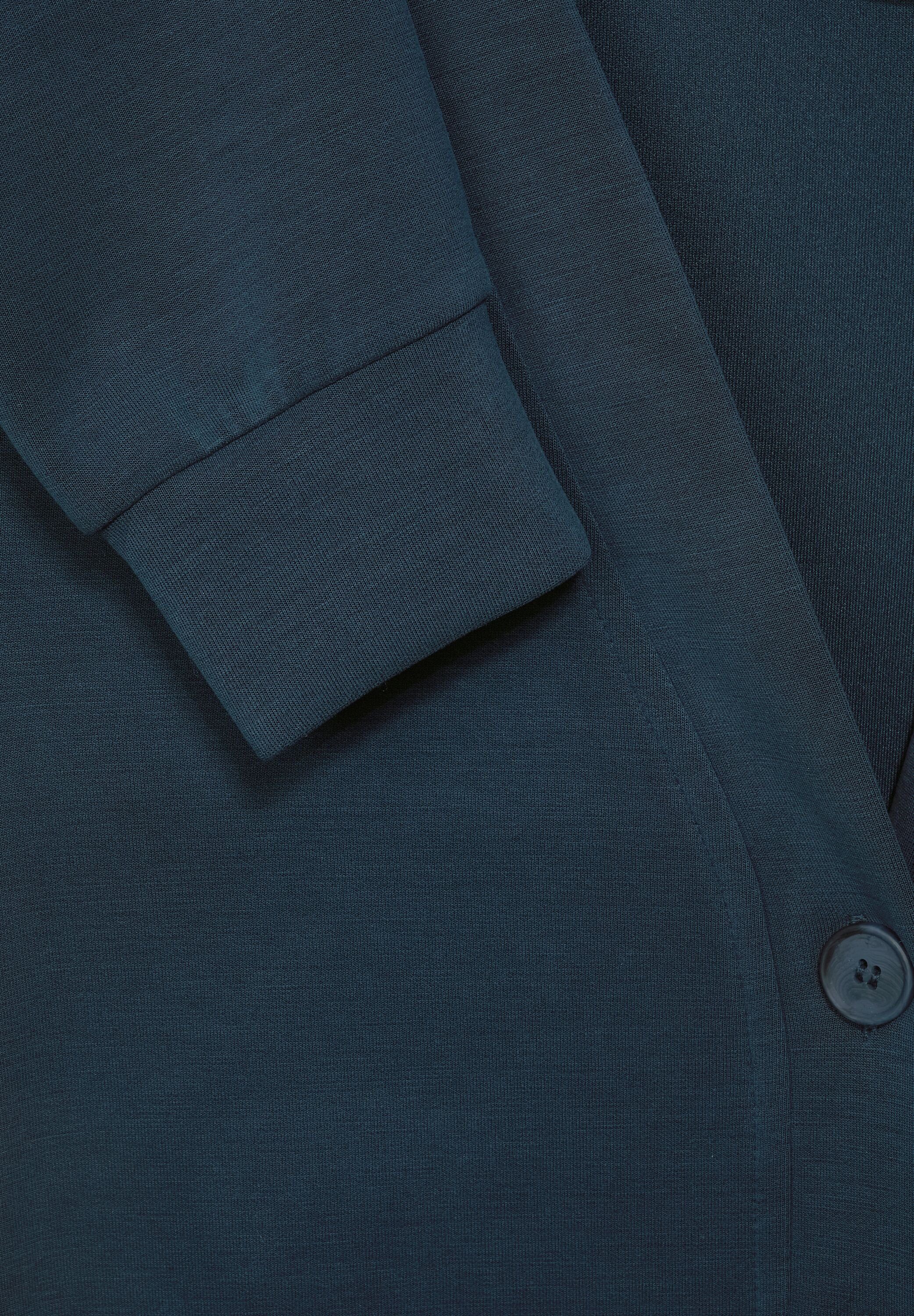 STREET ONE Sweatjacke Shirtjacke im Seiden Look