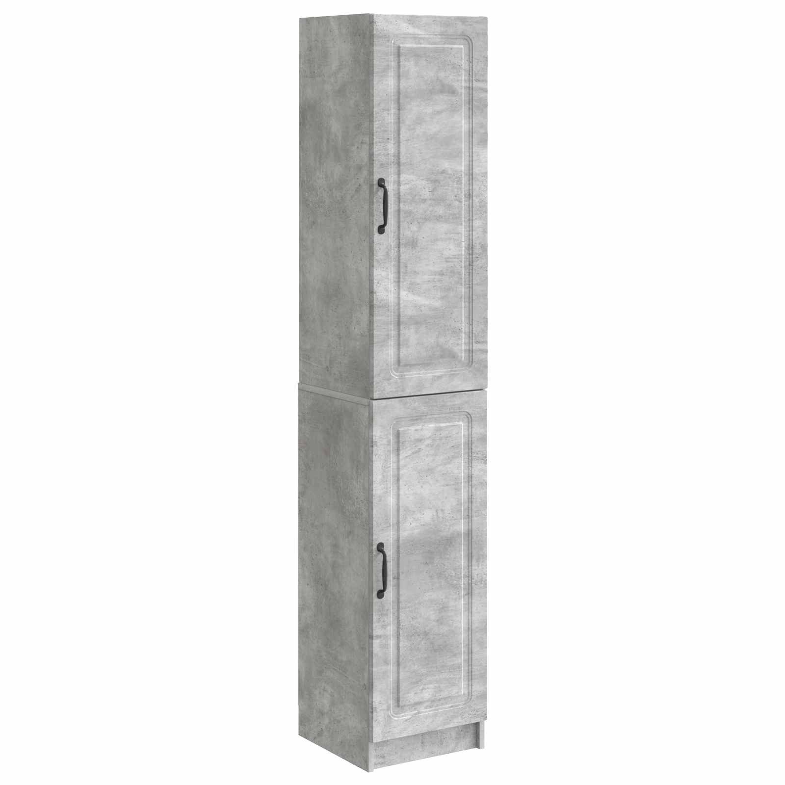 vidaXL Sideboard Schrankset 2 stk. Betongrau Holzwerkstoff (2 St)
