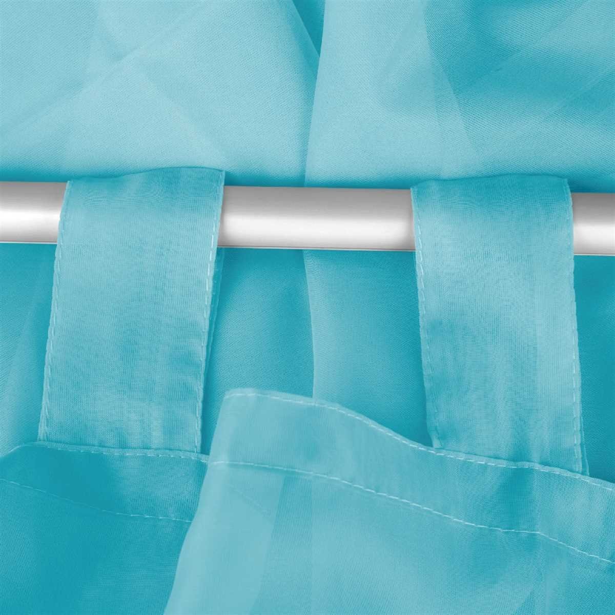 Bestlivings Vorhang, Schlaufen (2 St), transparent, günstig online kaufen