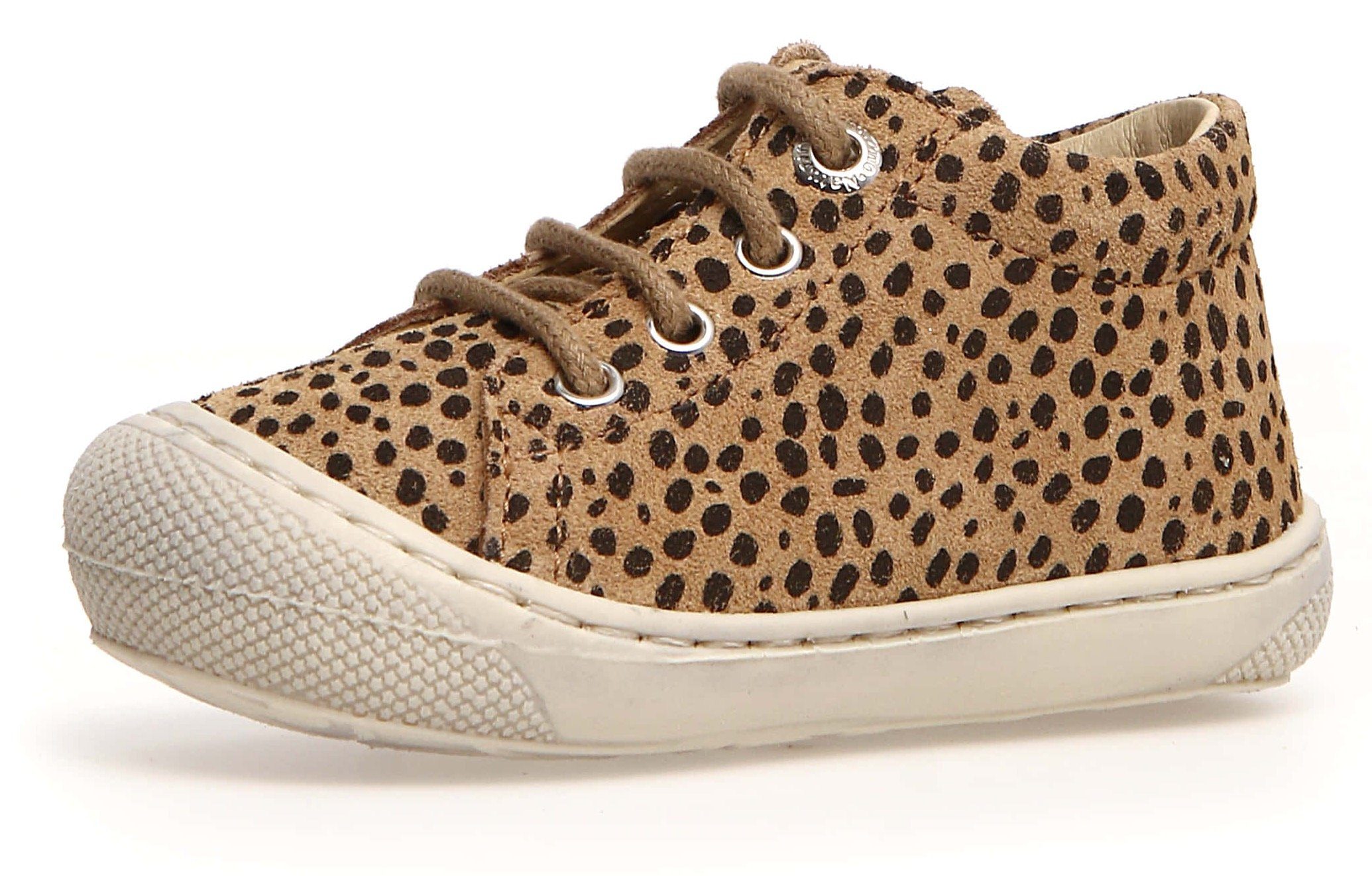 Naturino Cocoon PR Lauflernschuh Babyschuh, Schnürschuh, Sneaker mit Animal-Print