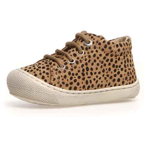 Naturino Cocoon PR Lauflernschuh Babyschuh, Schnürschuh, Sneaker mit Animal-Print