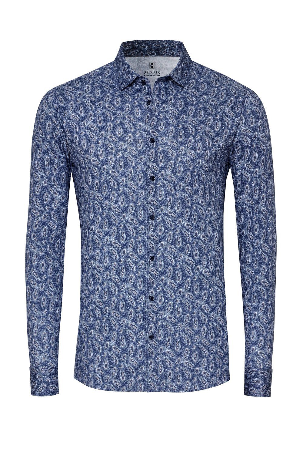 Langarmhemd Slim-Fit Hemd New Moon - Slim Fit
