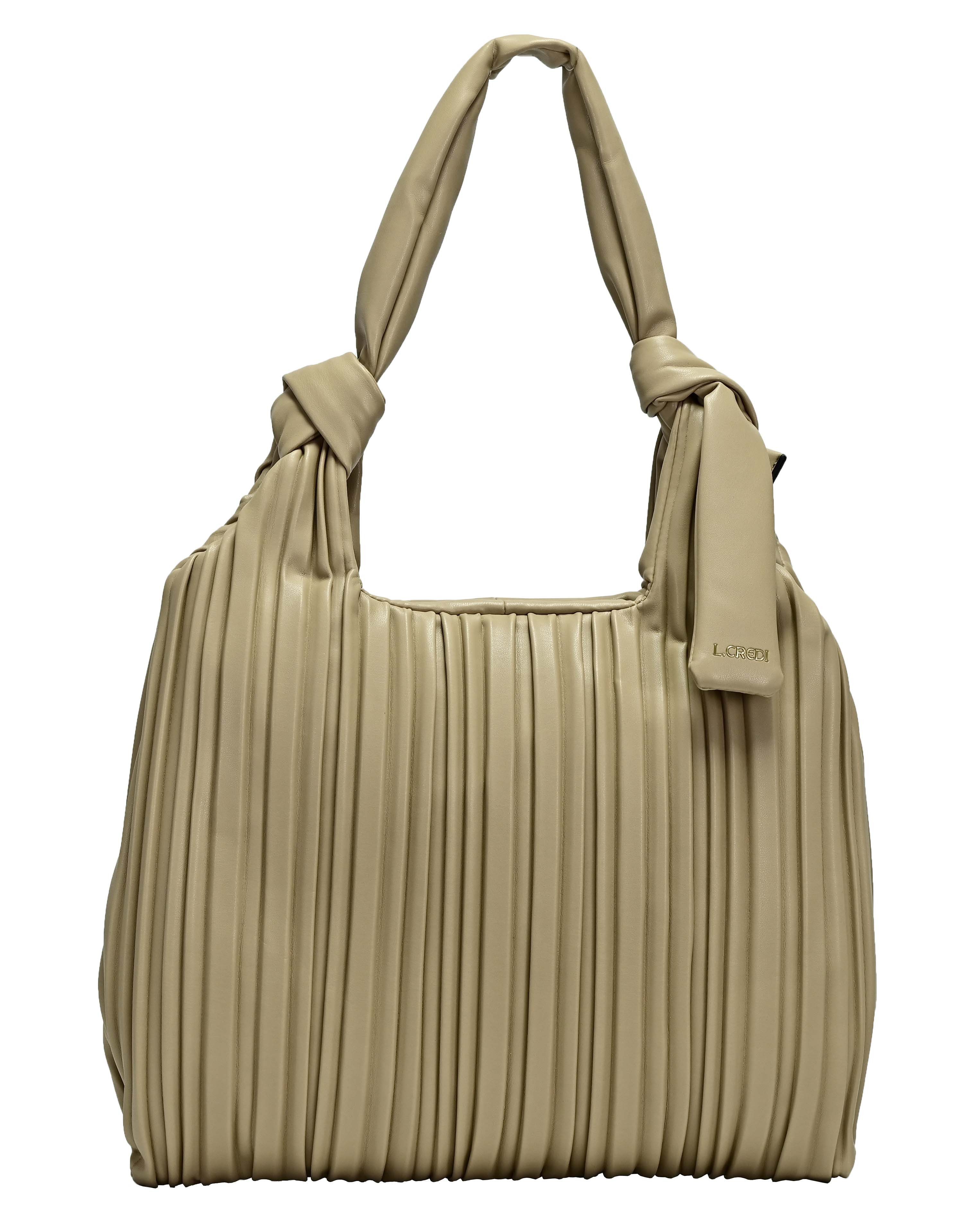 Hobo L. CREDI Damen-Henkeltasche JESSIE Macadamia