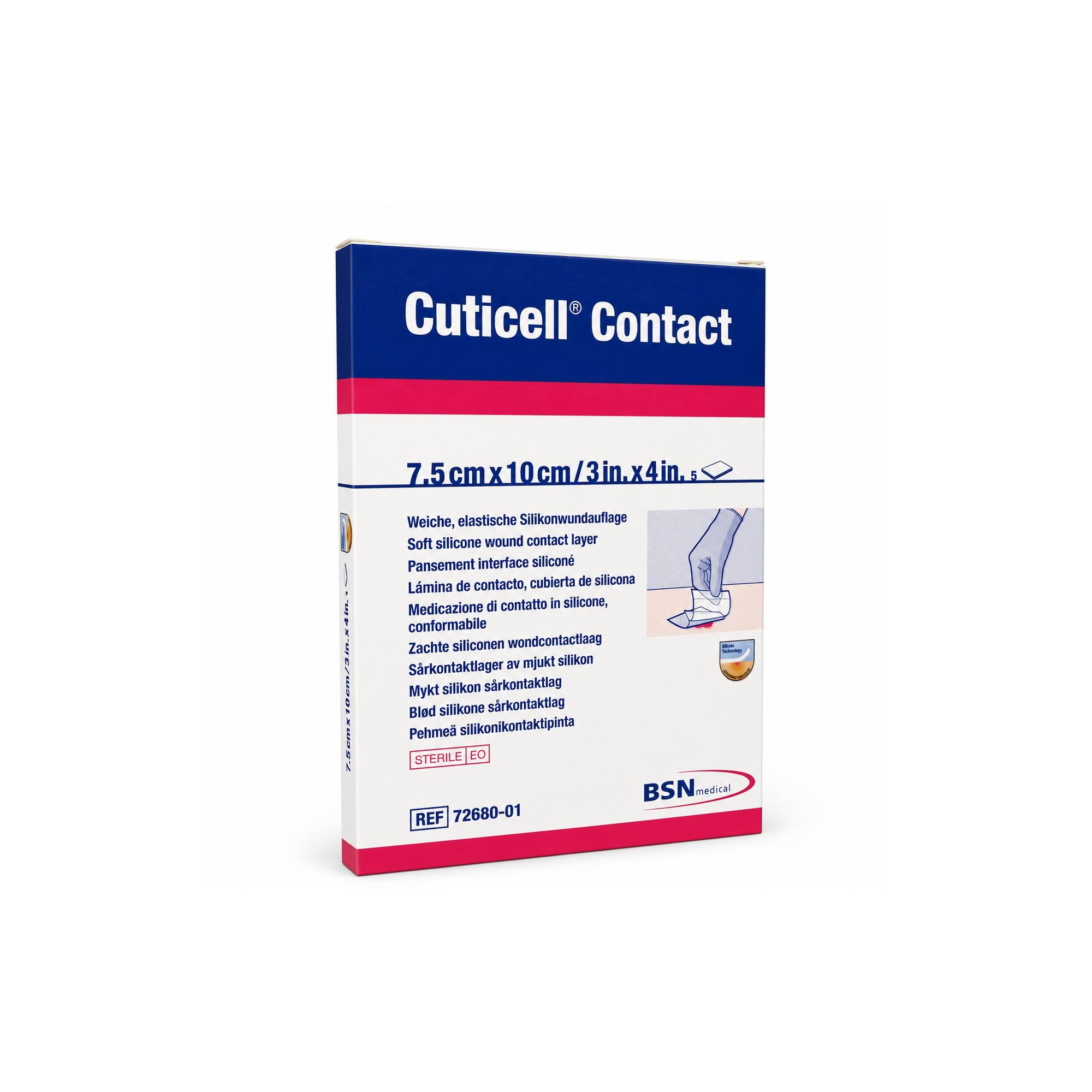 BSN medical GmbH Wundpflaster CUTICELL Contact 7,5x10 cm Verband