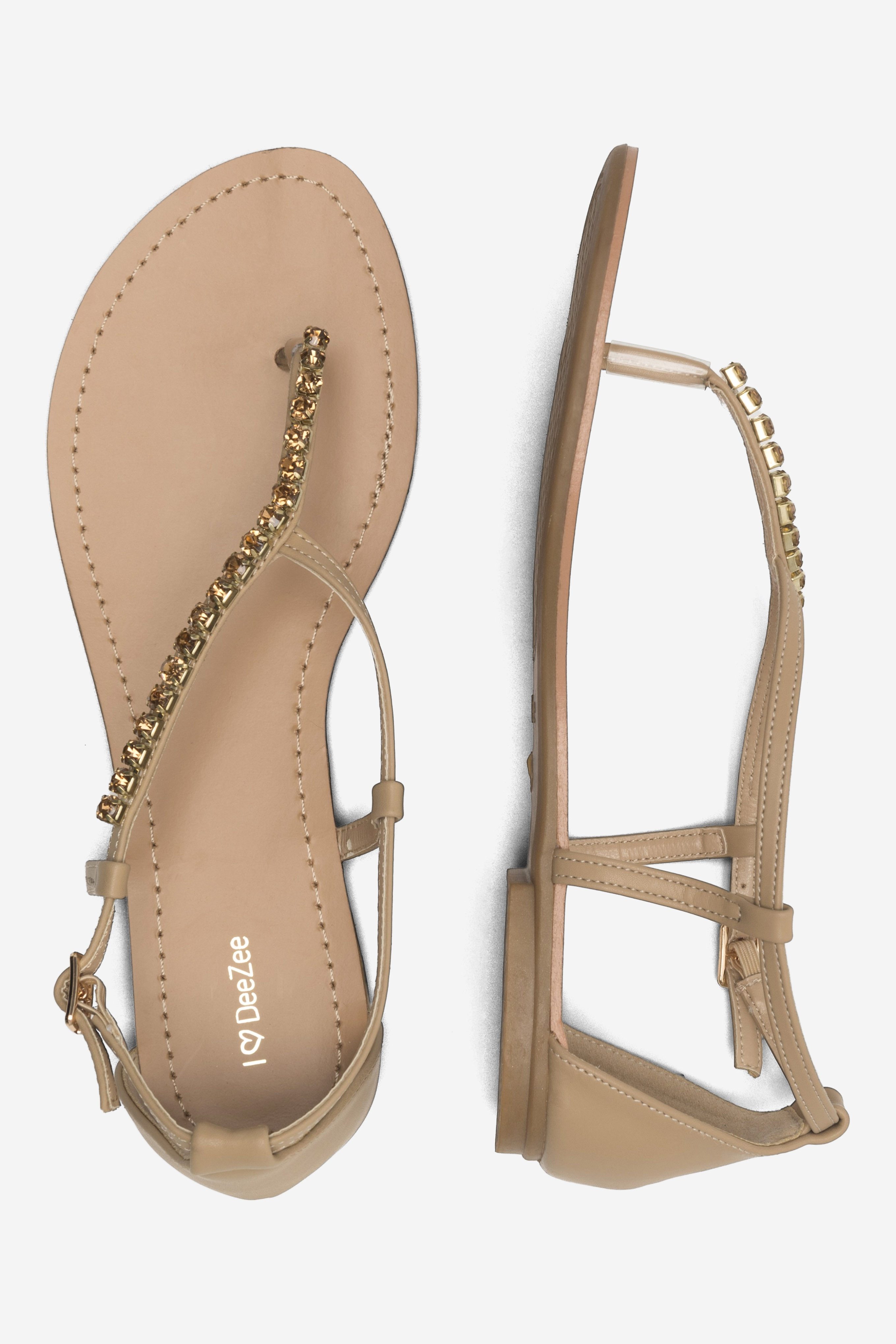 DeeZee DeeZee Damen Sandale 38 natur 5904862700007 Sandale