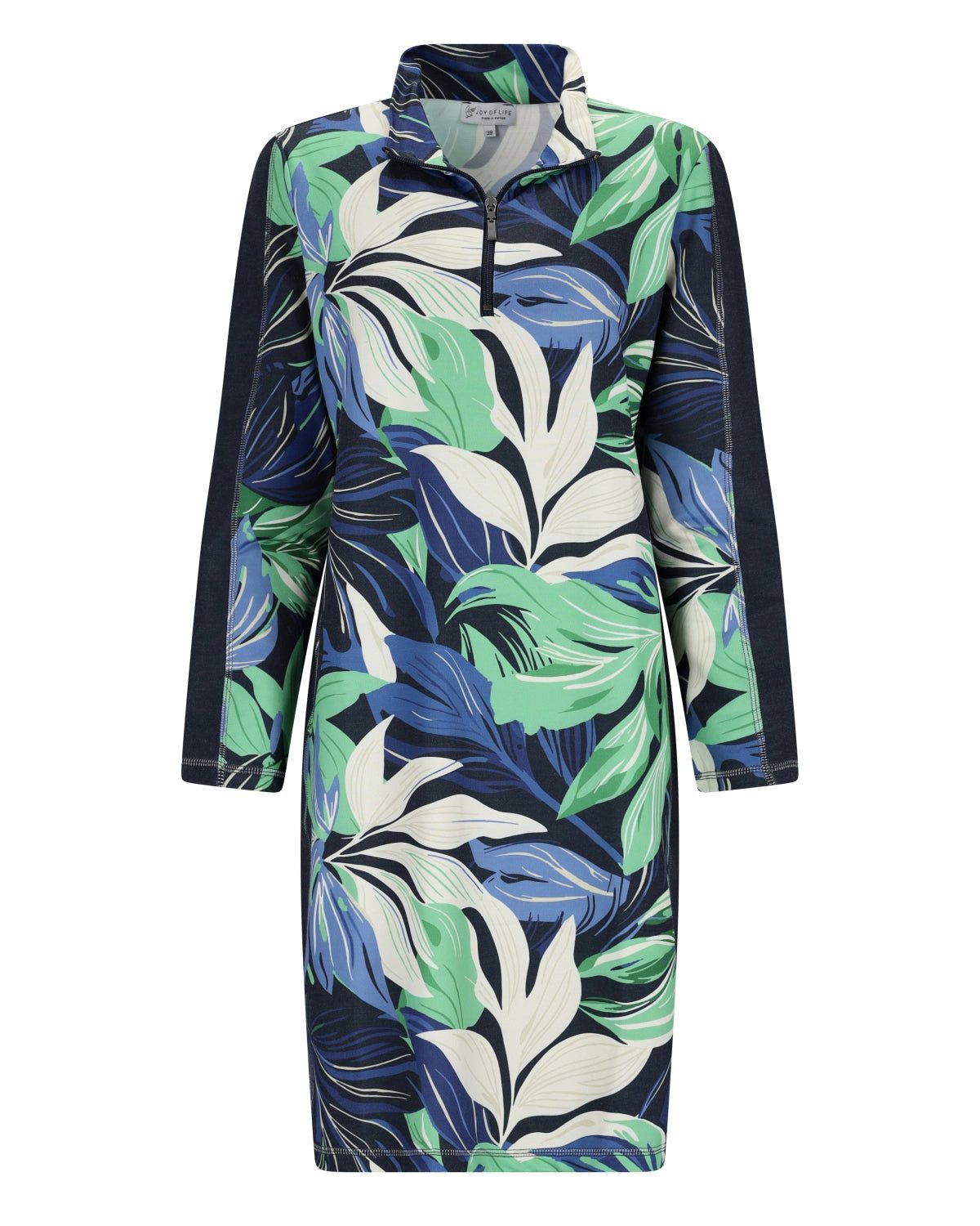 Hajo Sweatkleid Sweatkleid Blätterdruck günstig online kaufen