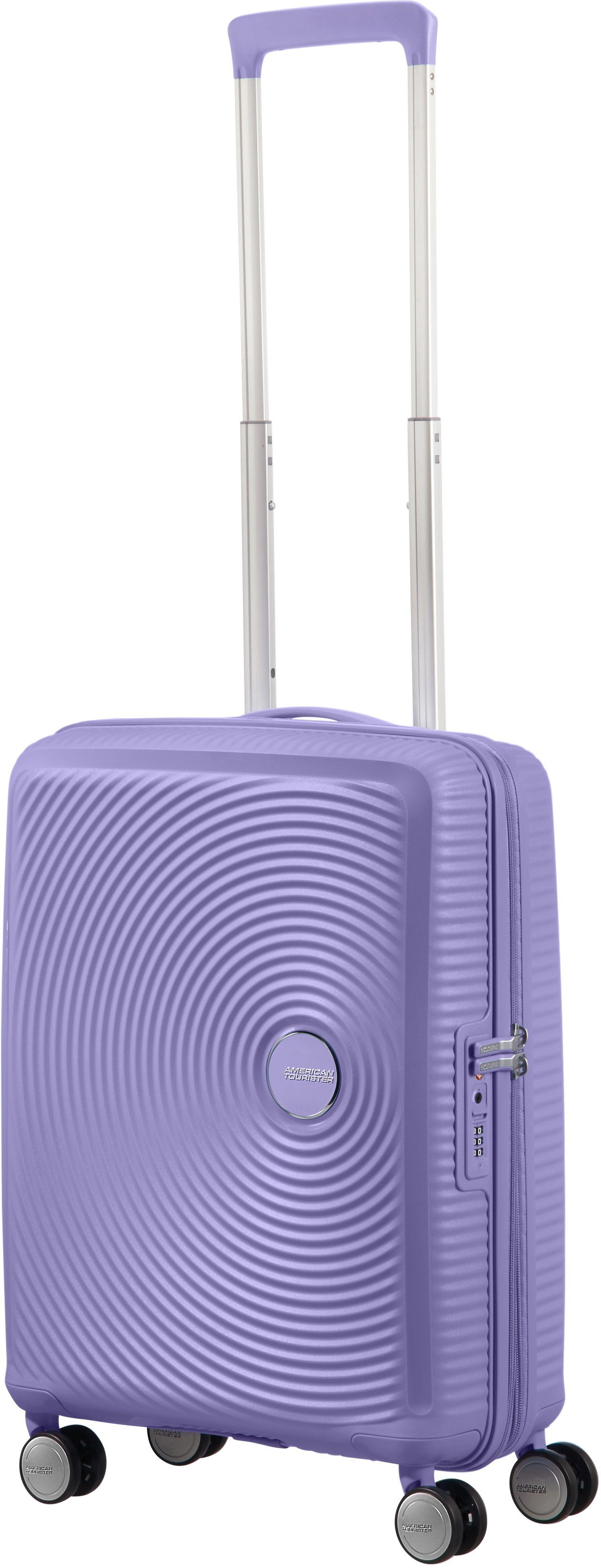 Lavender Volumenerweiterung 55 cm, American Hartschalen-Trolley mit Tourister® Soundbox, 4 Rollen,
