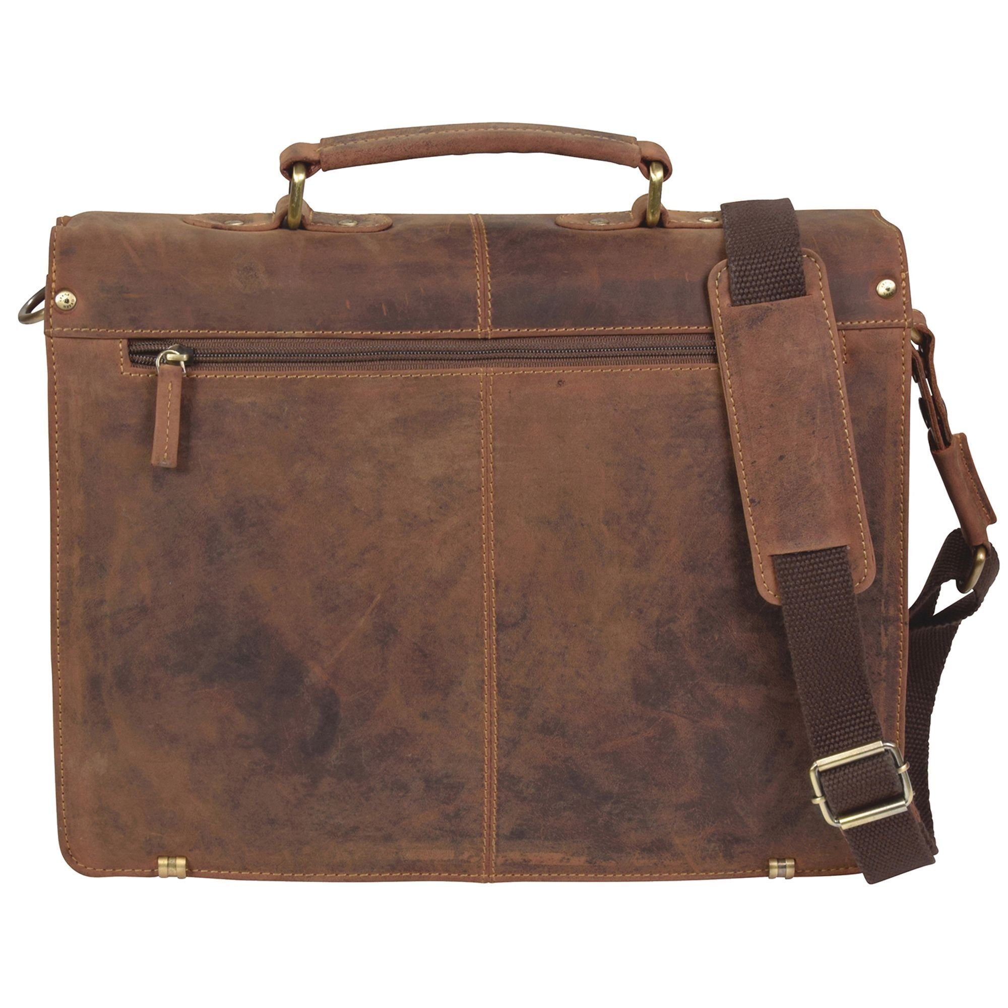 Greenburry Aktentasche Vintage, Leder günstig online kaufen