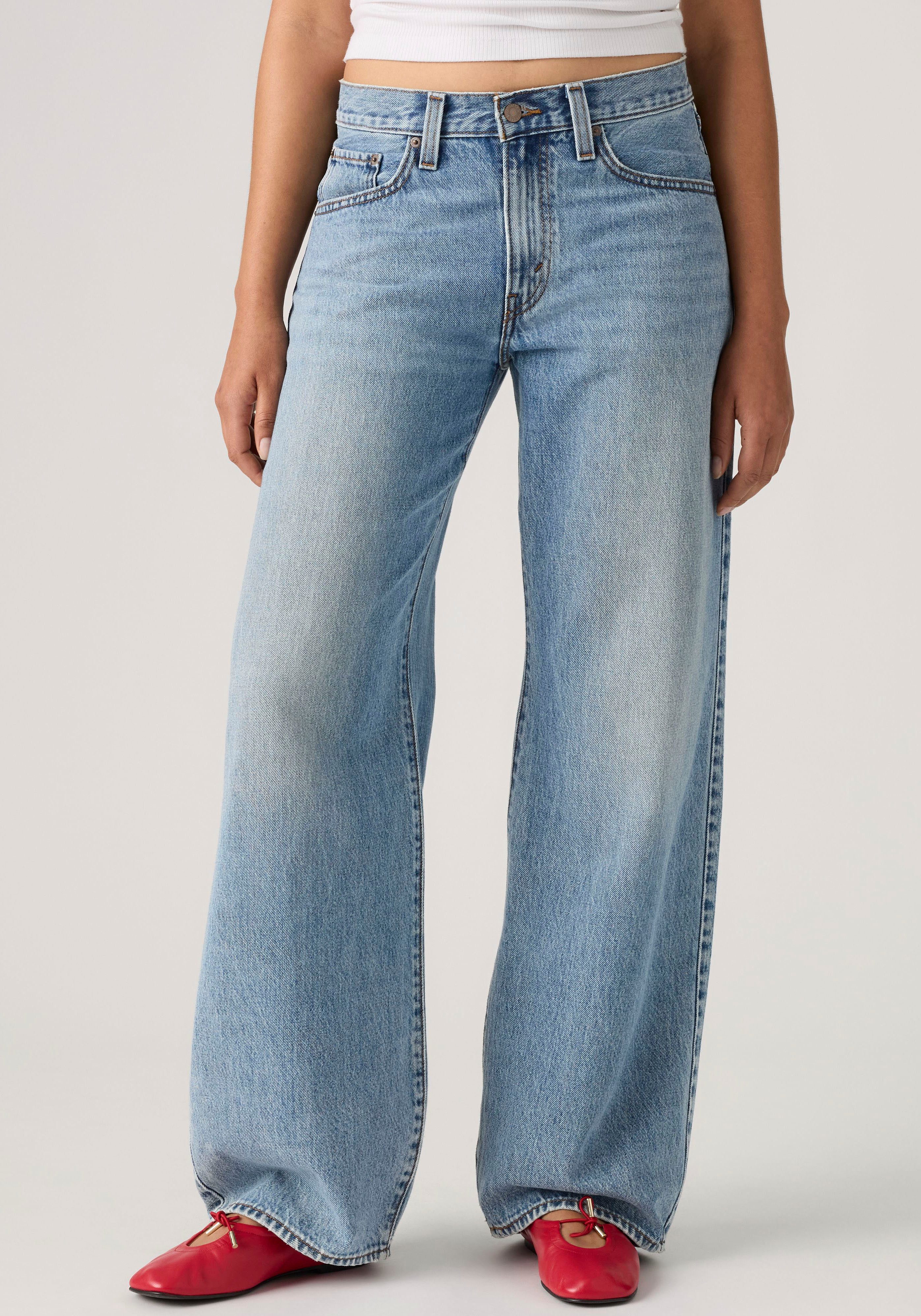 Levi's® 5-Pocket-Jeans MIDDY BALLOON mit weitem Bein